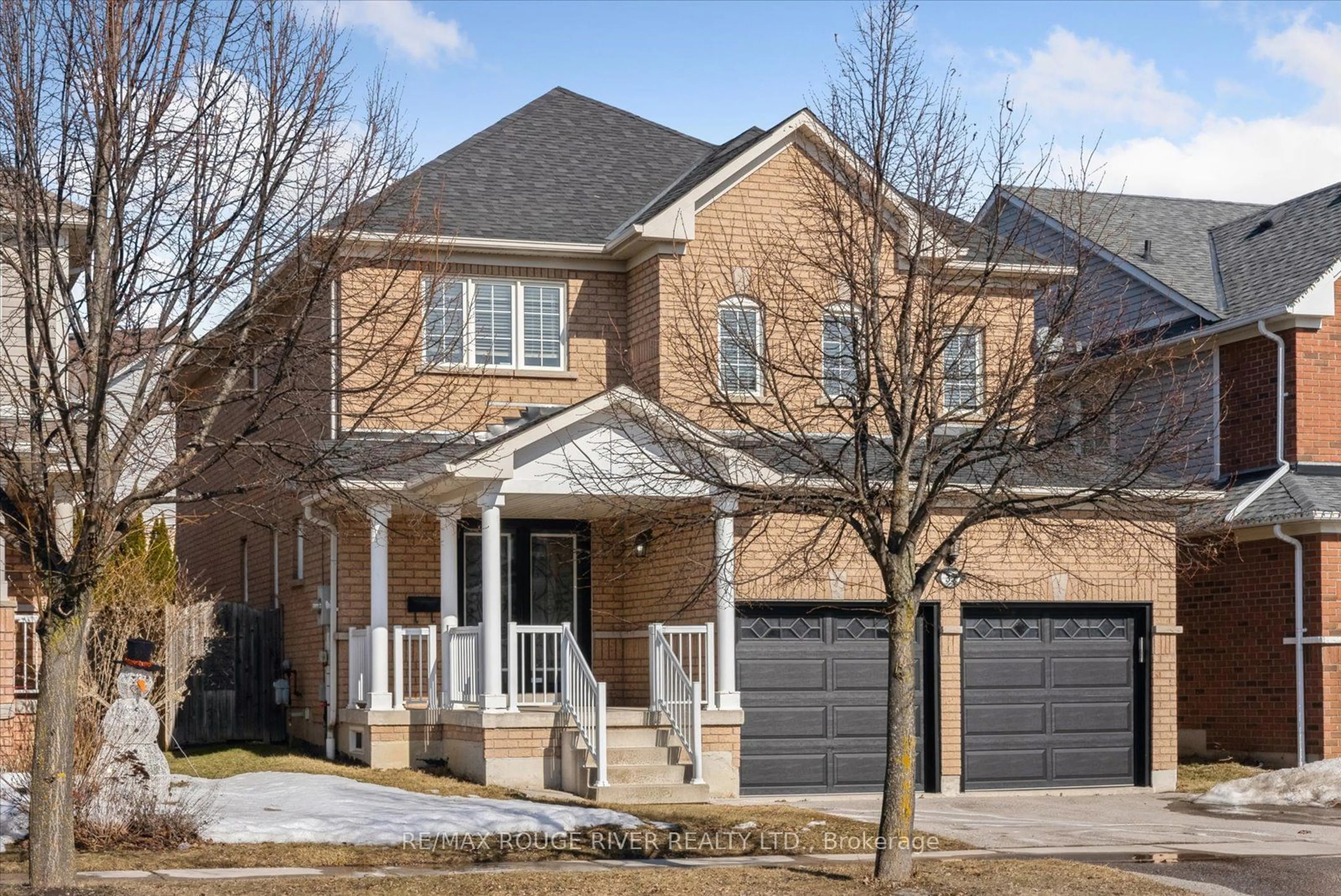 Home with brick exterior material, street for 35 Baycliffe Dr, Whitby Ontario L1P 1W8