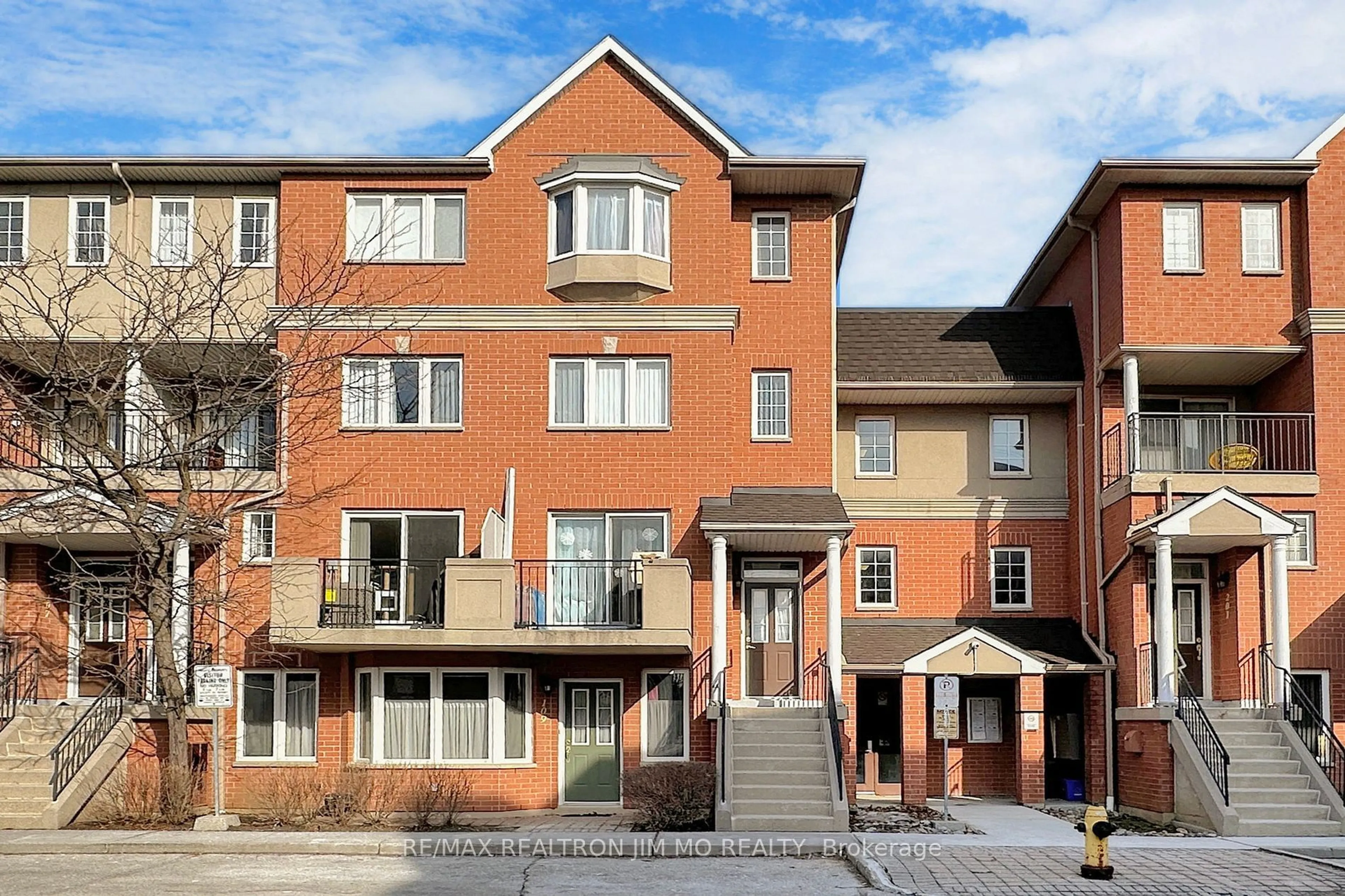 Home with brick exterior material, street for 1881 Mcnicoll Ave #110, Toronto Ontario M1V 5M2