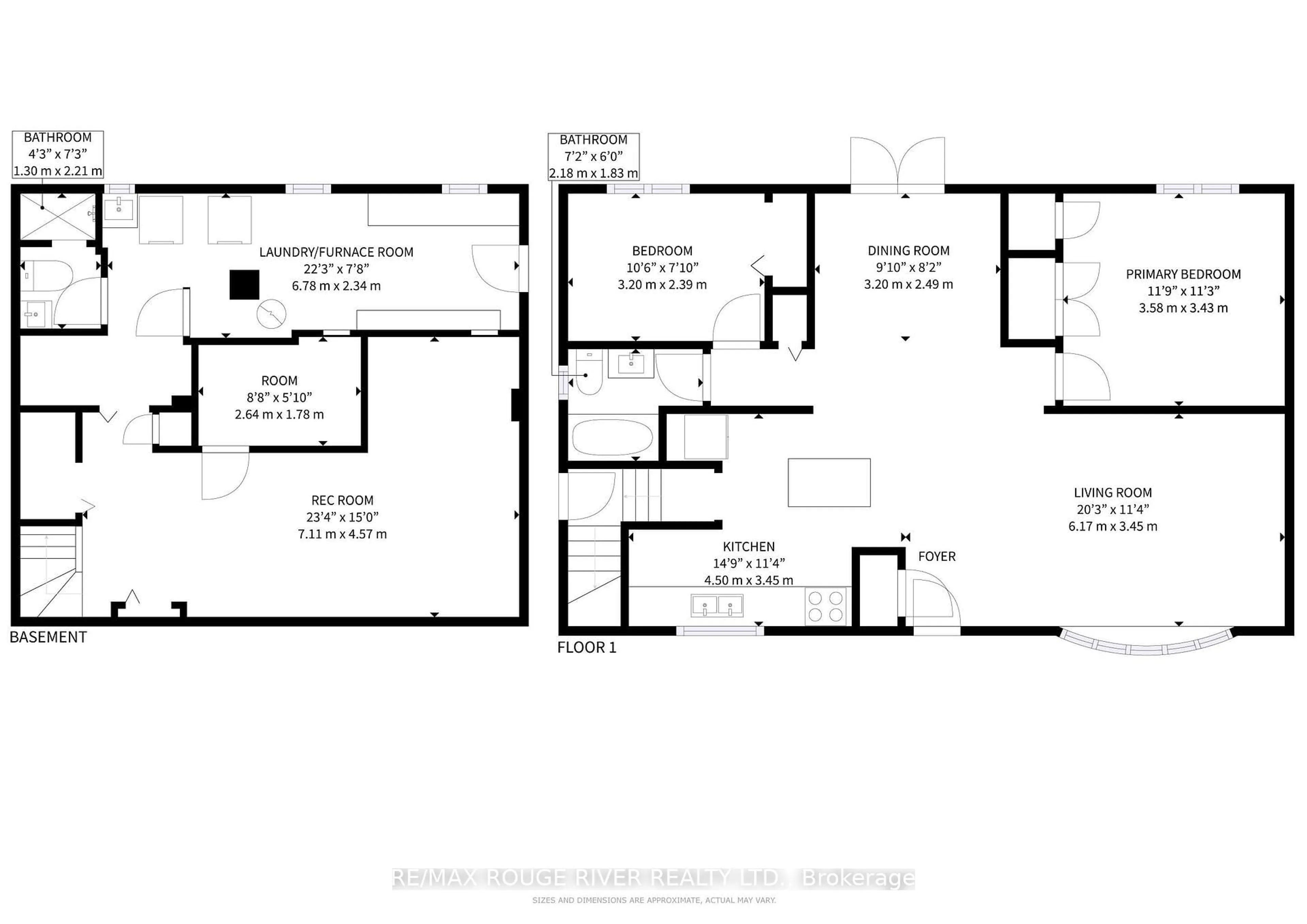 Floor plan for 235 Island Rd, Toronto Ontario M1C 2R1