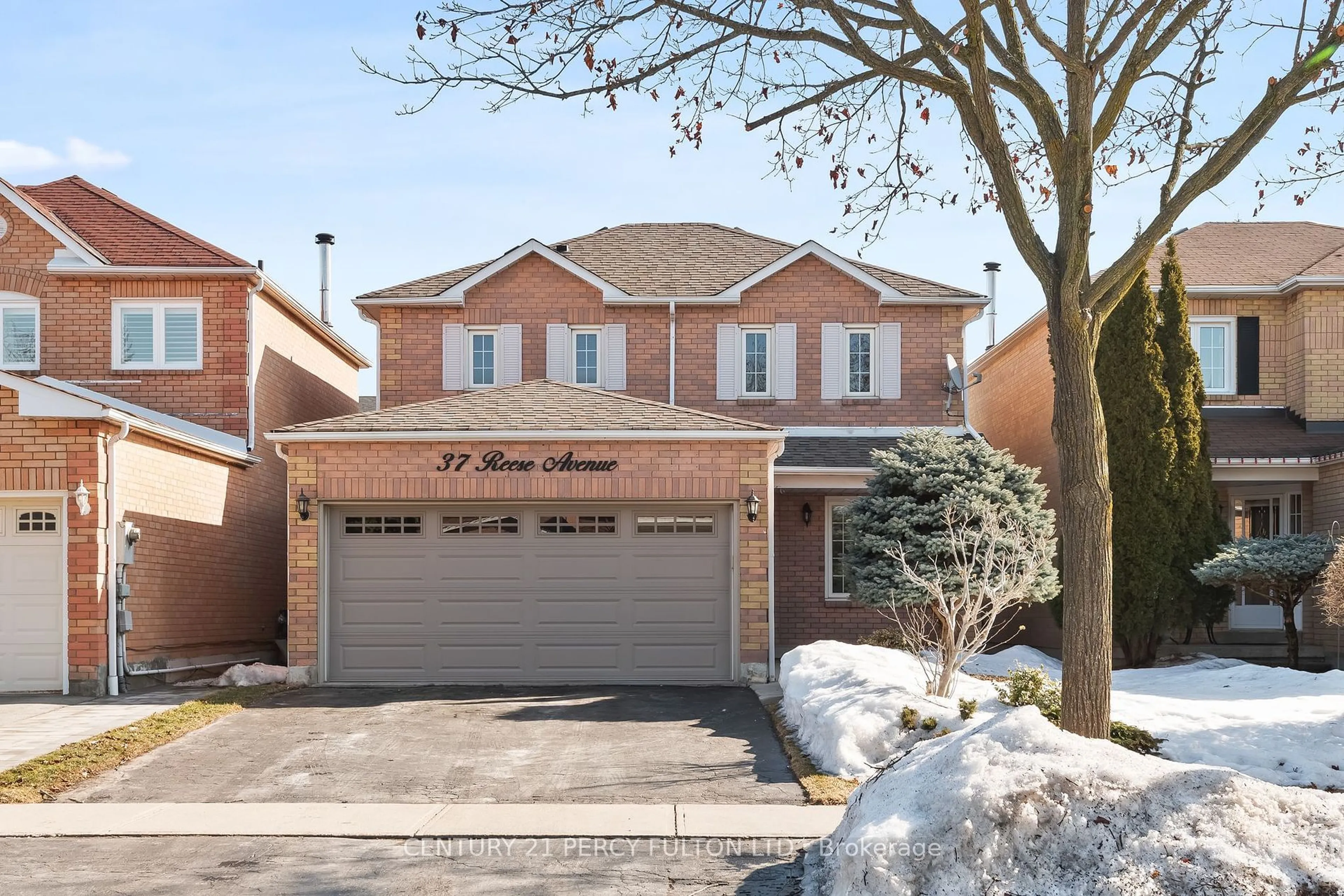 Home with brick exterior material, street for 37 Reese Ave, Ajax Ontario L1T 3V6