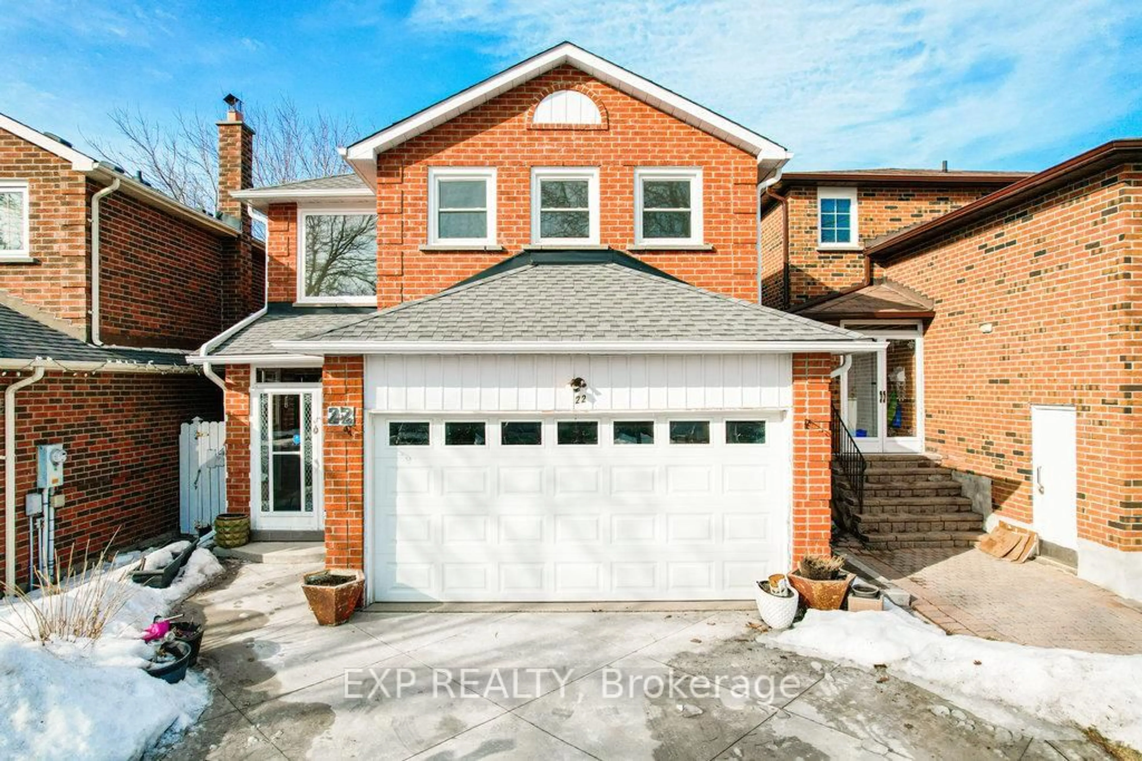 Home with brick exterior material, street for 22 Charcoal Dr, Toronto Ontario M1C 3V1