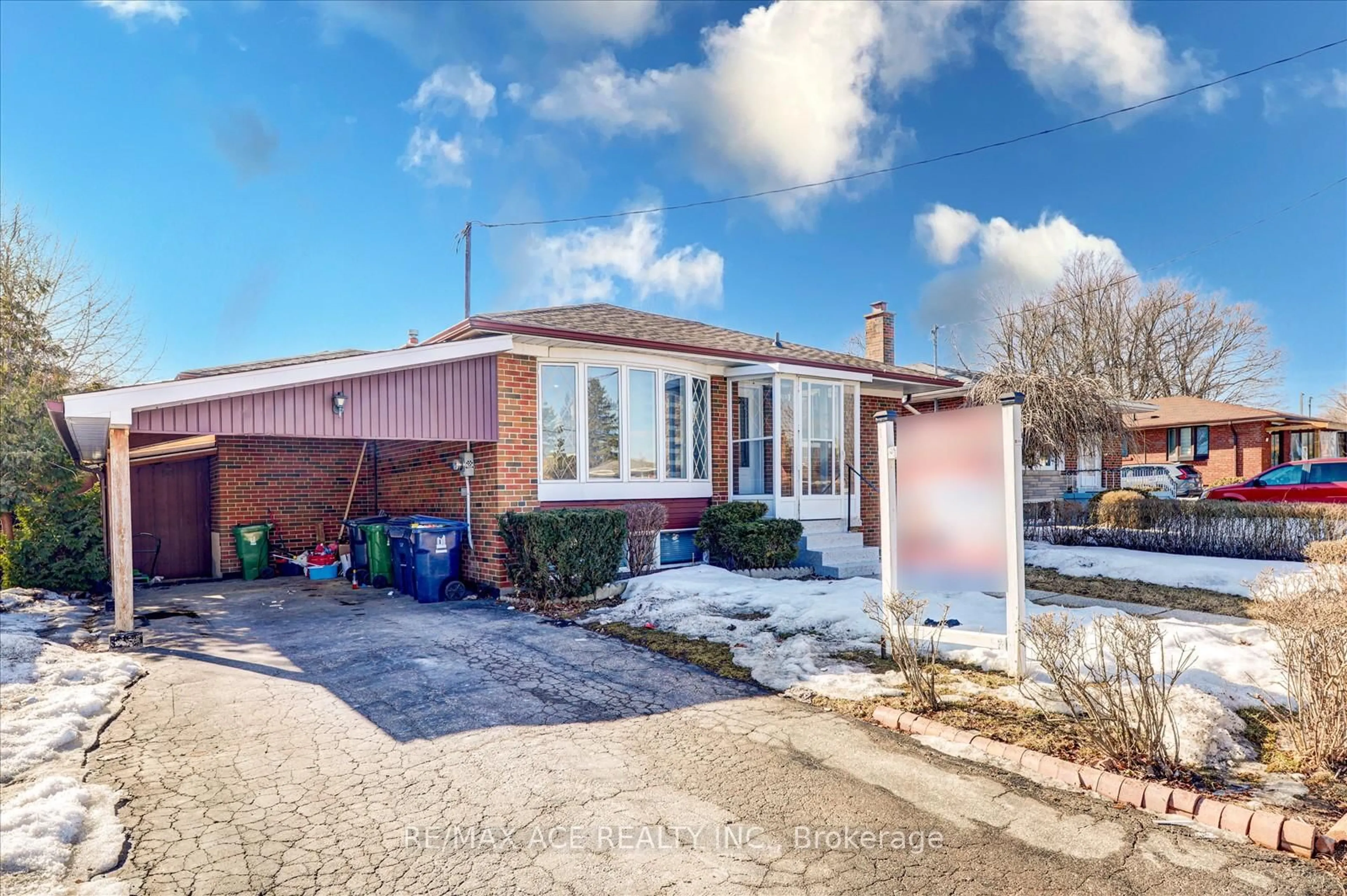 Home with brick exterior material, street for 16 Roseglor Cres, Toronto Ontario M1P 3T6