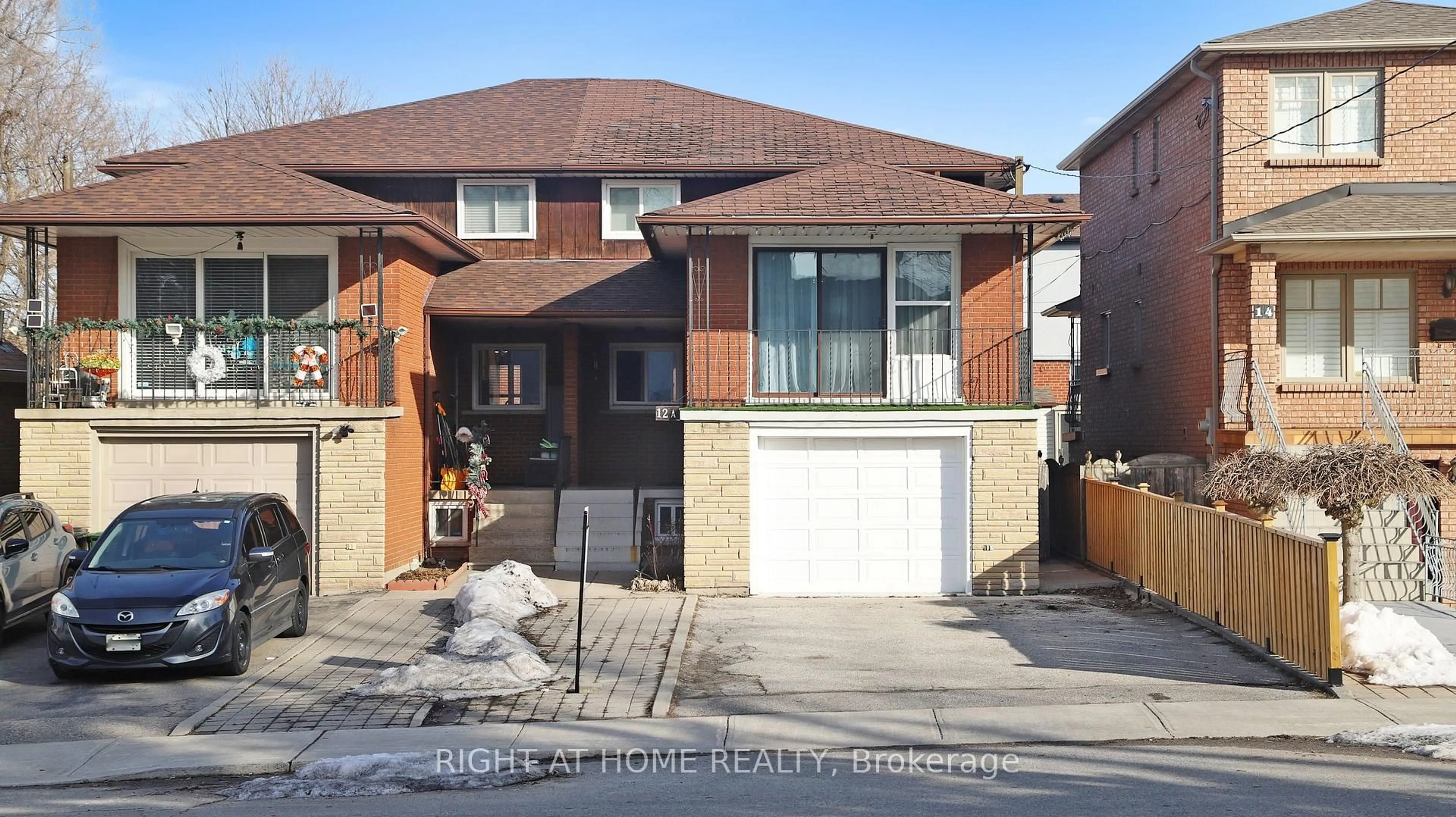 Home with brick exterior material, street for 12A Kenmore Ave, Toronto Ontario M1K 1B4