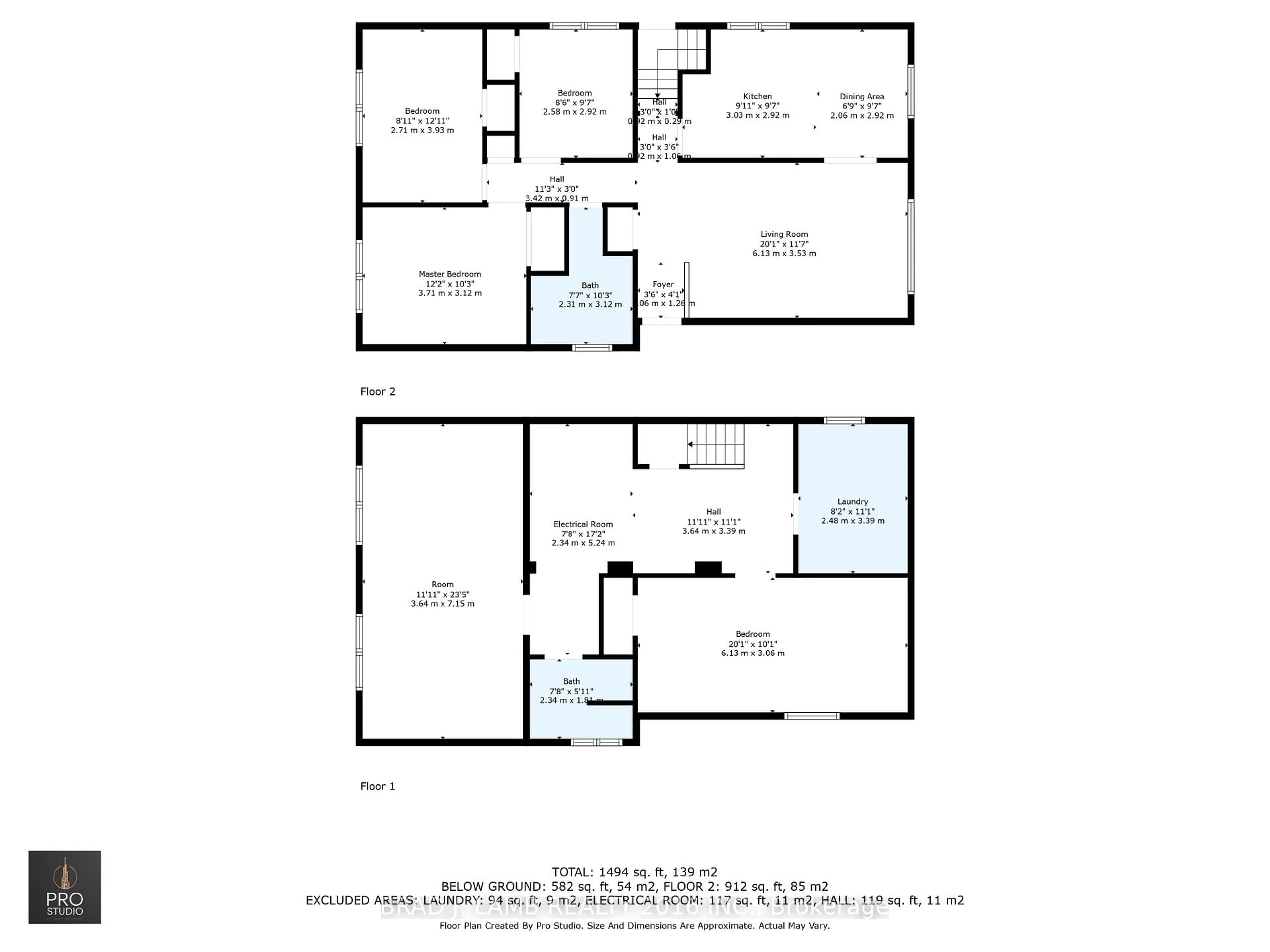 Floor plan for 408 Painted Post Dr, Toronto Ontario M1G 2M8