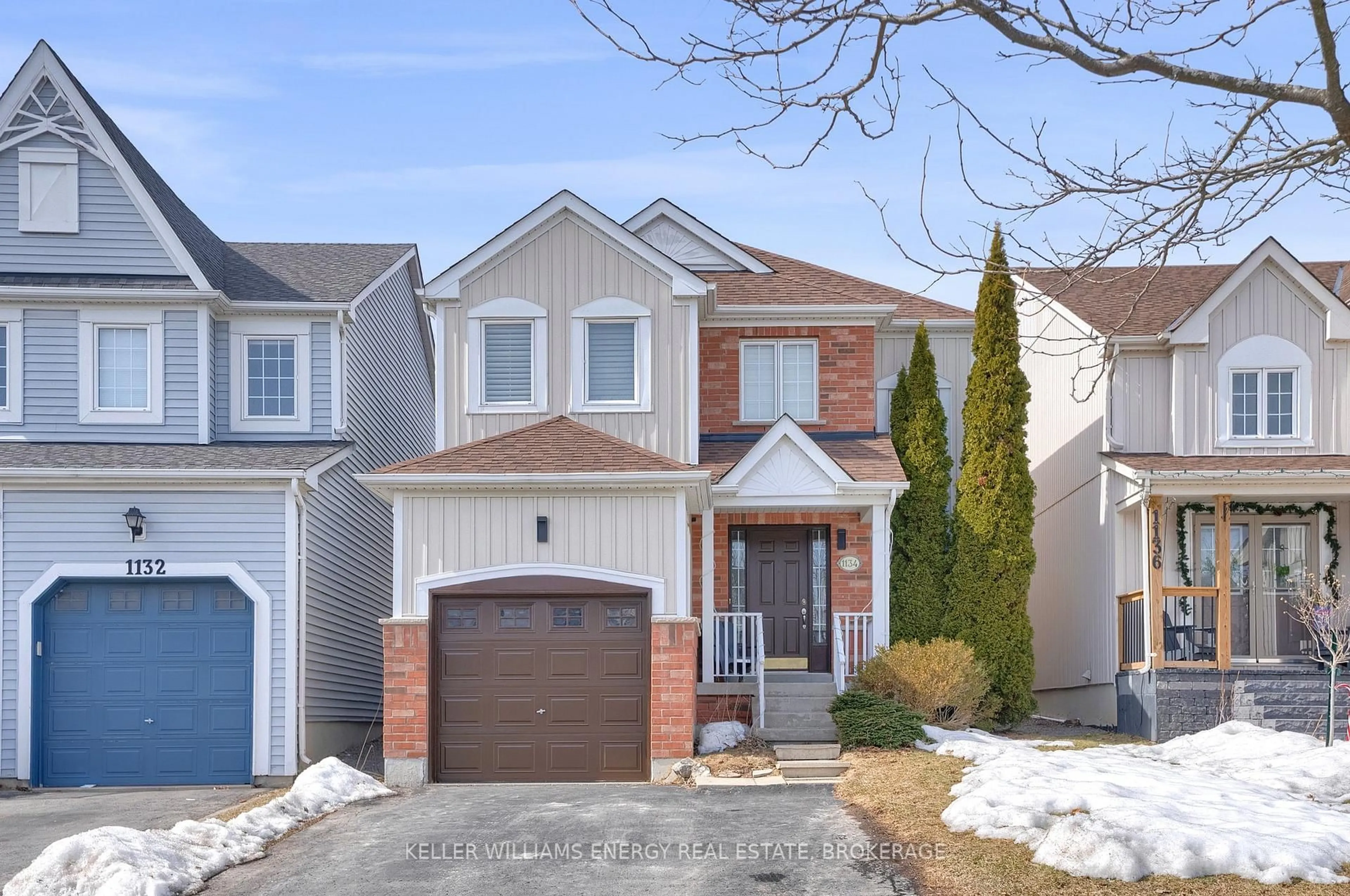 Home with brick exterior material, street for 1134 Ashgrove Cres, Oshawa Ontario L1K 2W5
