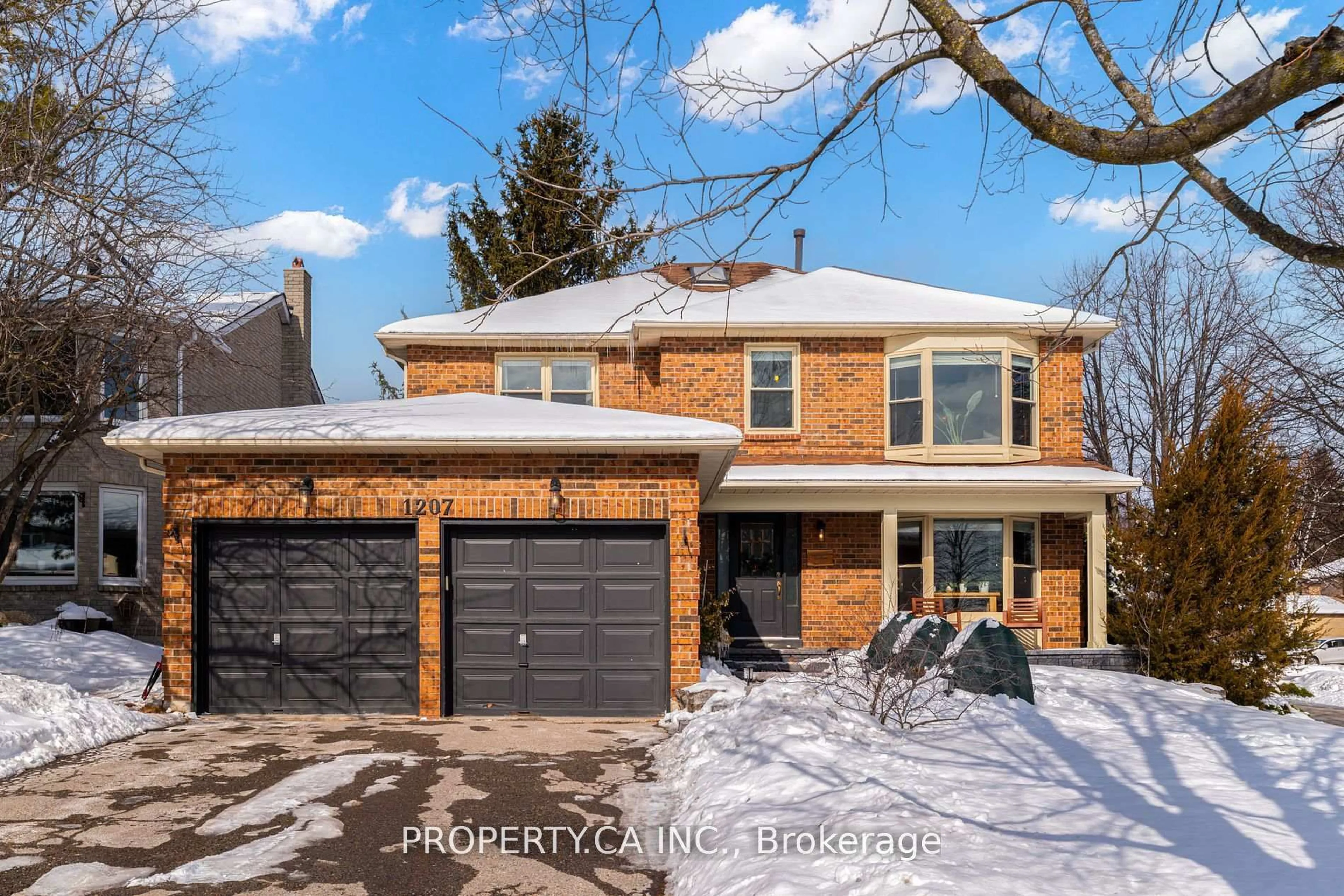 Home with brick exterior material, street for 1207 Maple Gate Rd, Pickering Ontario L1X 1T1