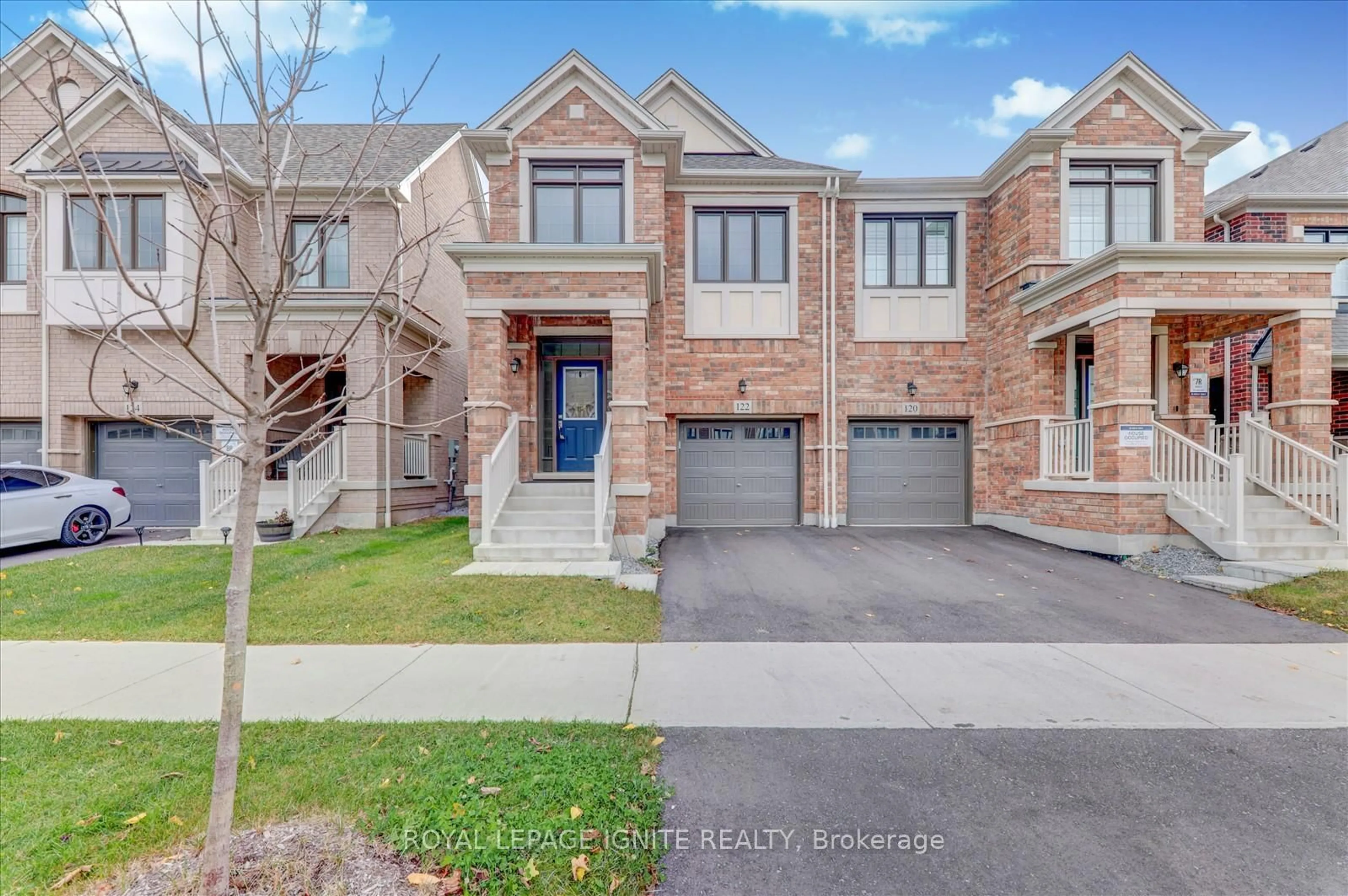 Home with brick exterior material, street for 122 Laing Dr, Whitby Ontario L1P 0N5