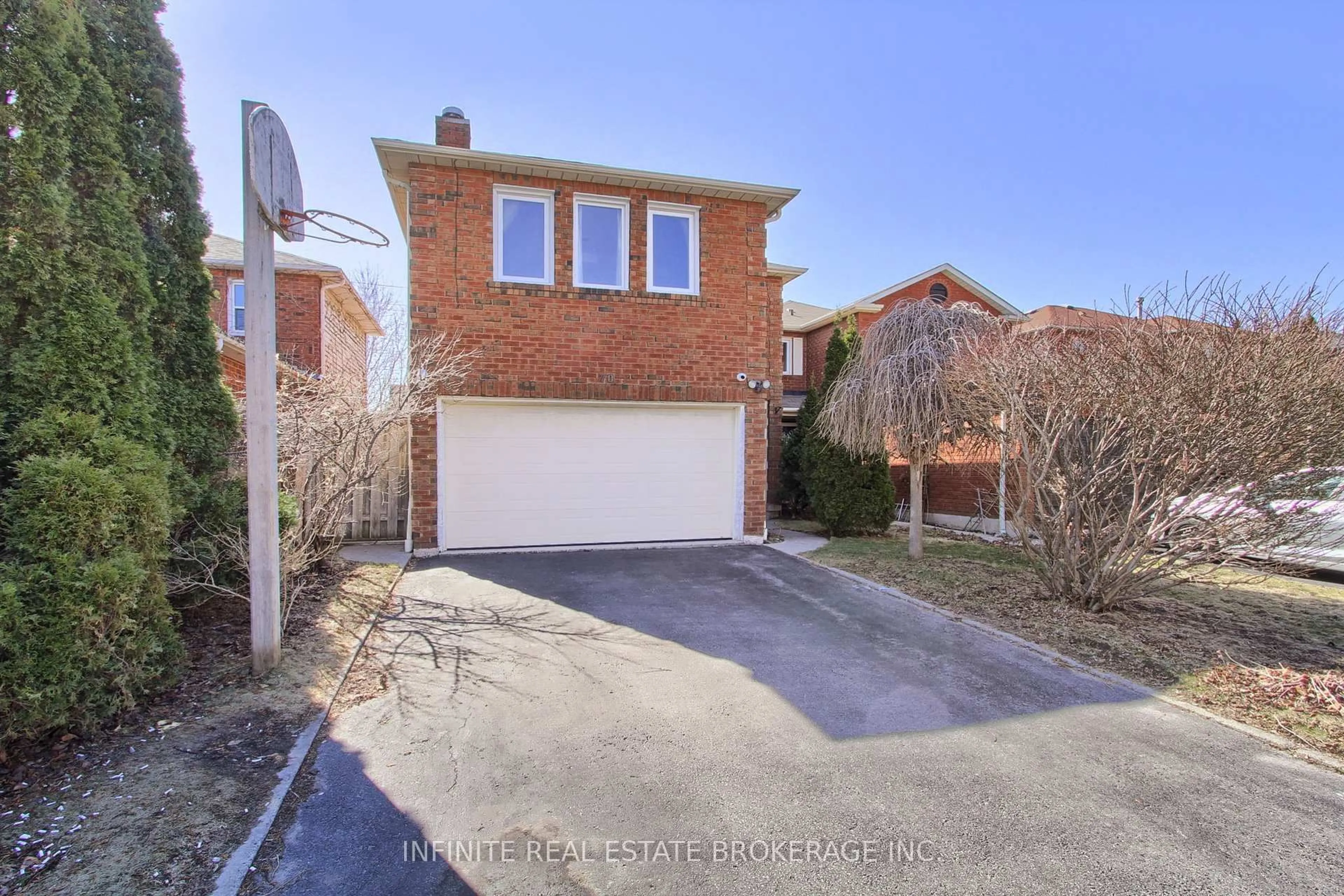 Home with brick exterior material, street for 70 sable Cres, Whitby Ontario L1R 1Y6