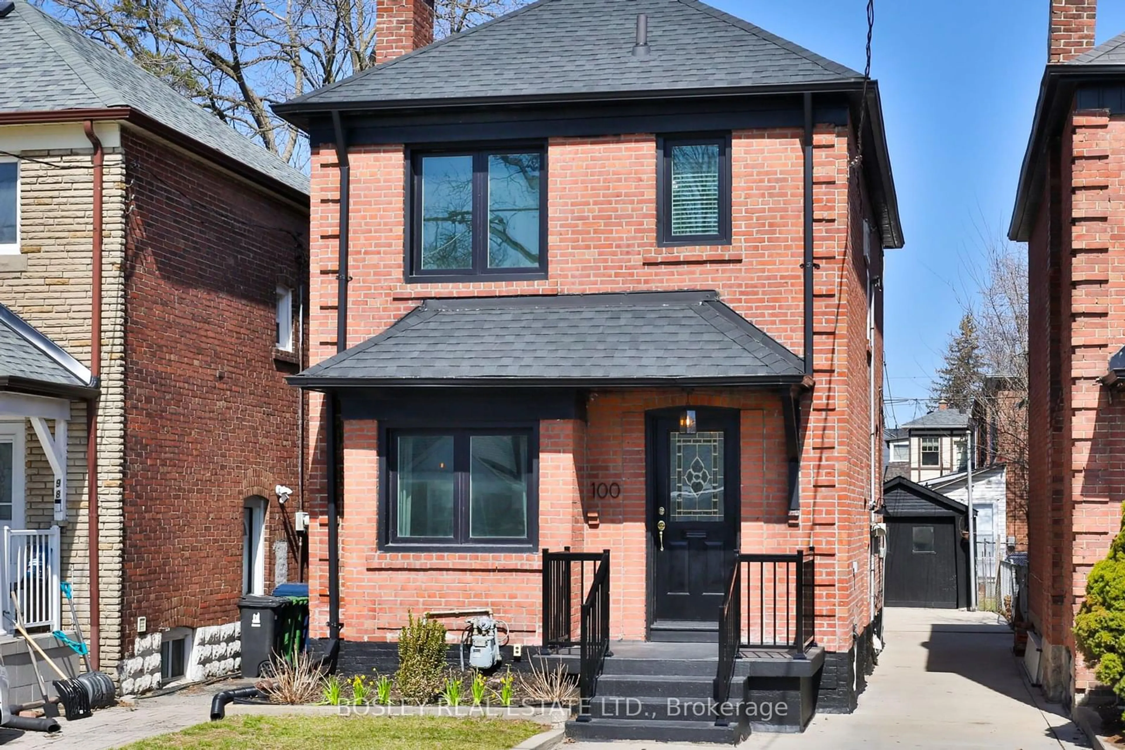 Home with brick exterior material, street for 100 O'Connor Dr, Toronto Ontario M4K 2K5