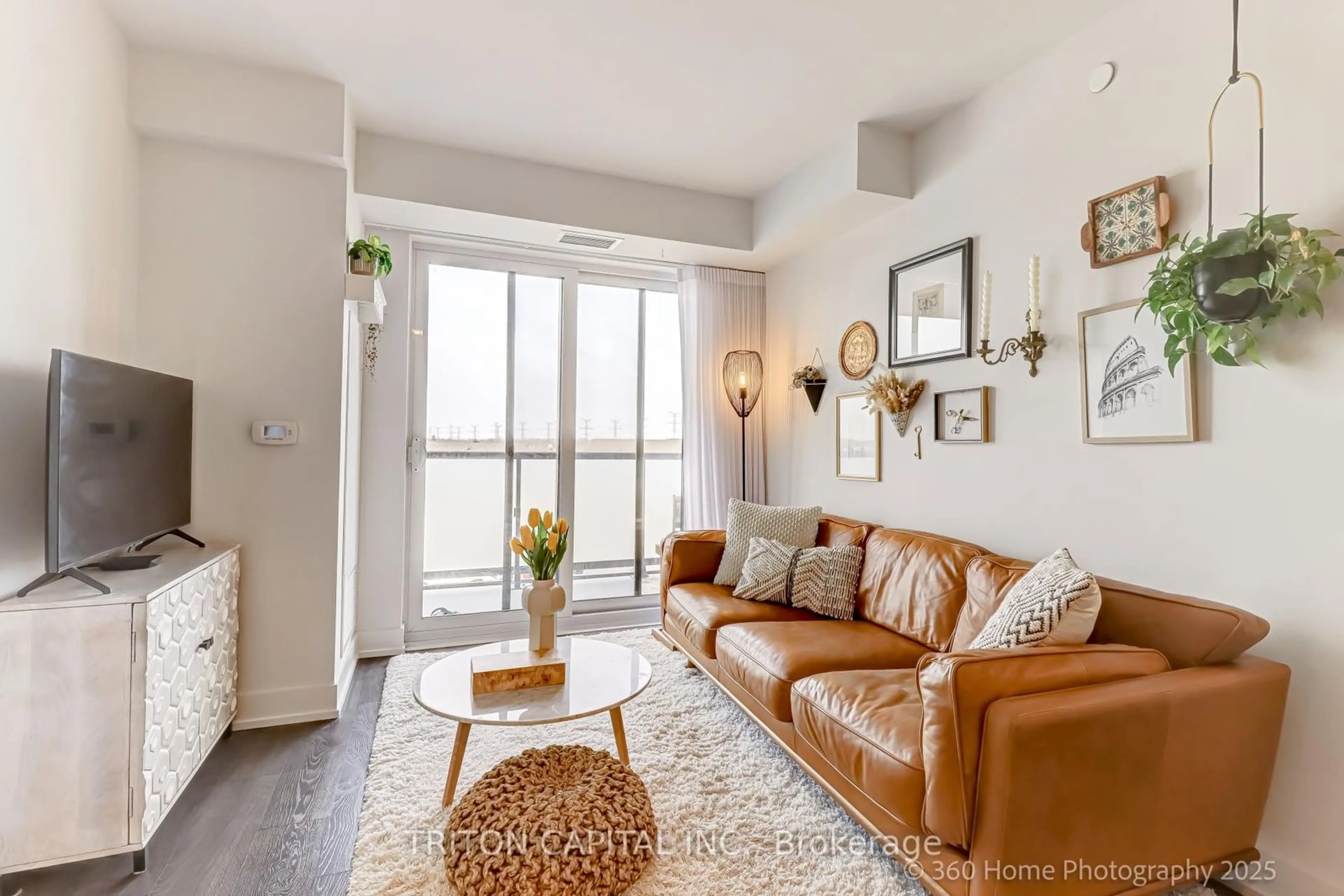 Living room with furniture, unknown for 2550 Simcoe St N St #418, Oshawa Ontario L1L 0R5