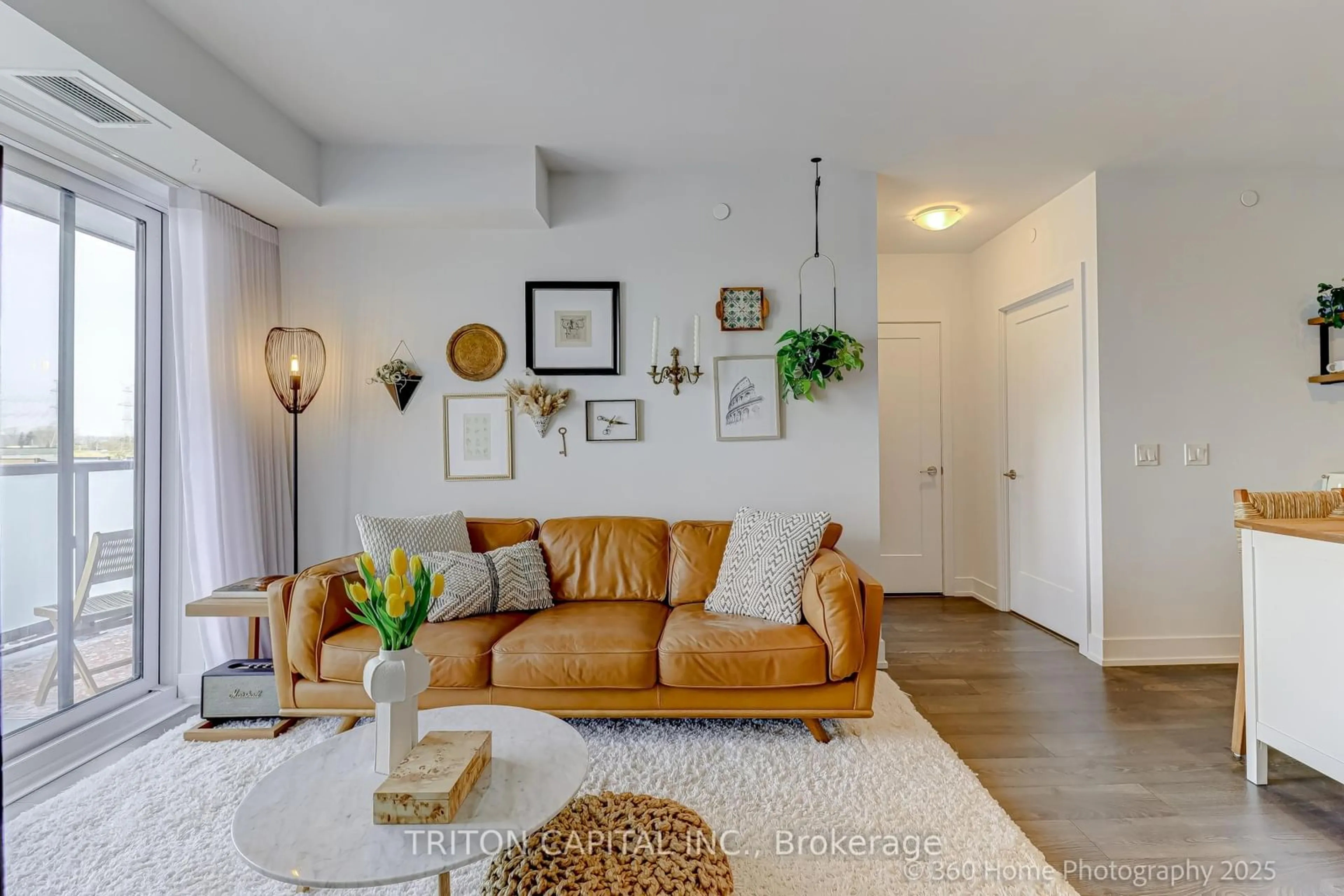 Living room with furniture, unknown for 2550 Simcoe St N St #418, Oshawa Ontario L1L 0R5