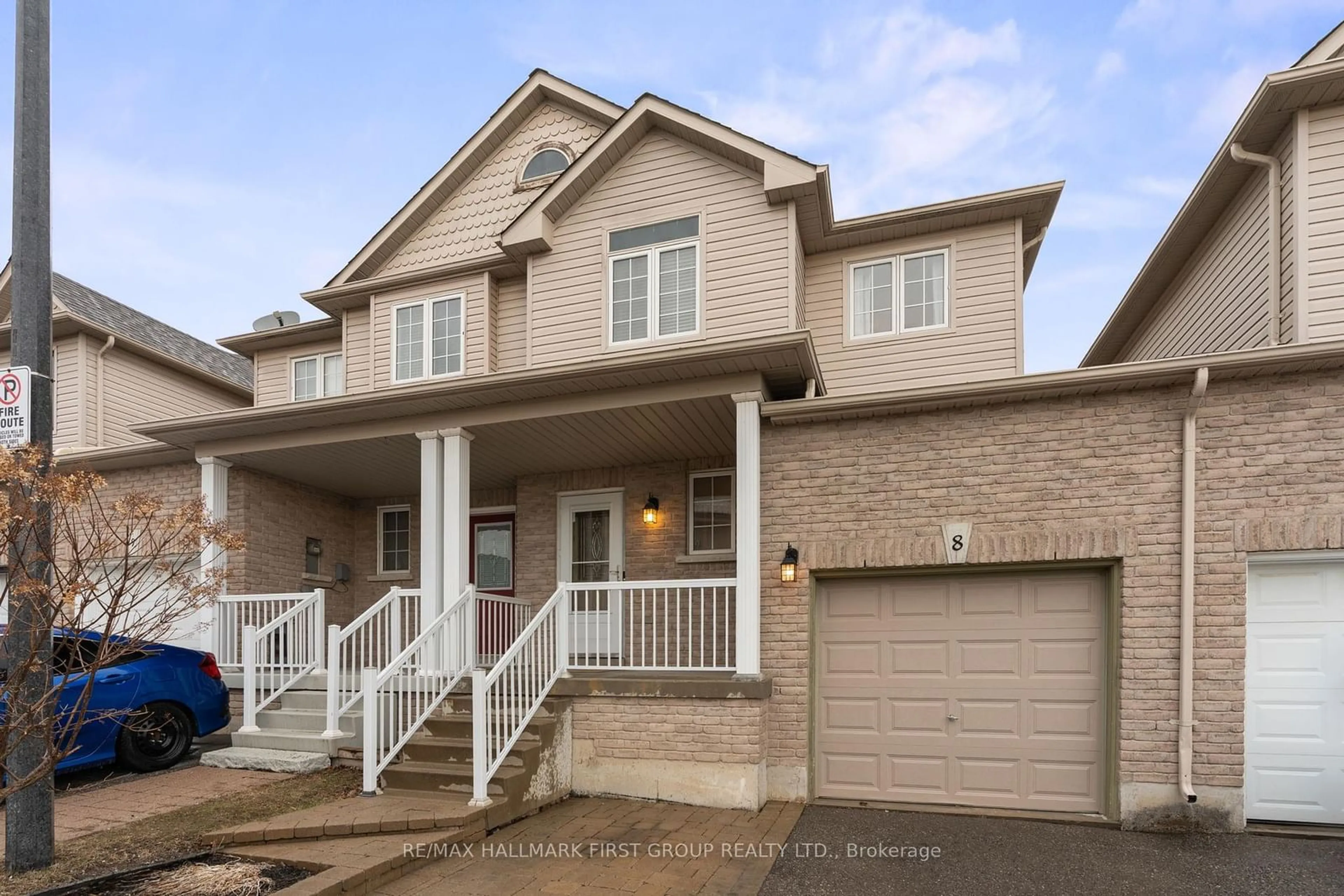 Home with brick exterior material, street for 253 Sprucewood Cres #8, Clarington Ontario L1C 0G6