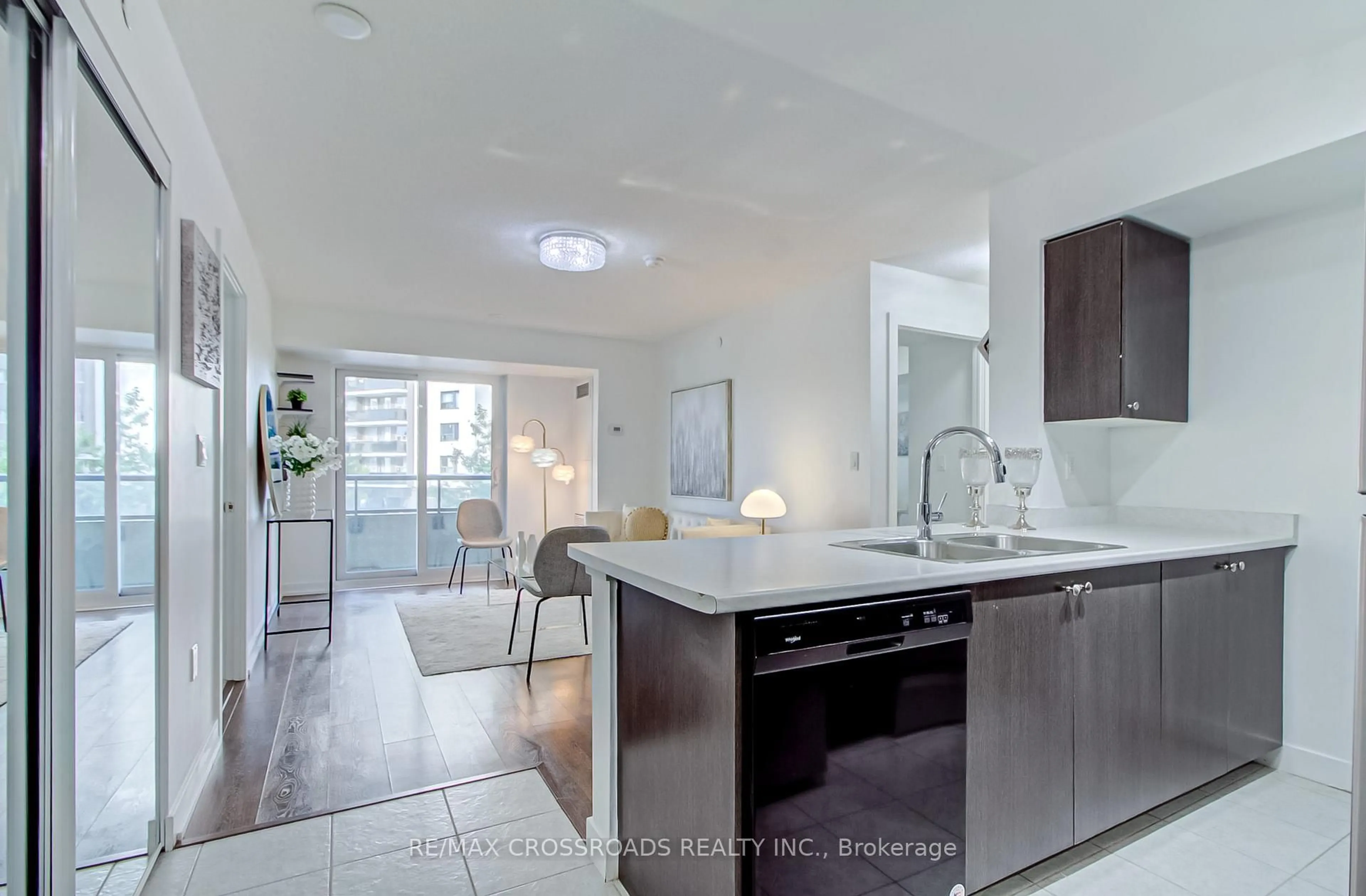 Open concept kitchen, unknown for 1346 Danforth Rd #214, Toronto Ontario M1J 0A9