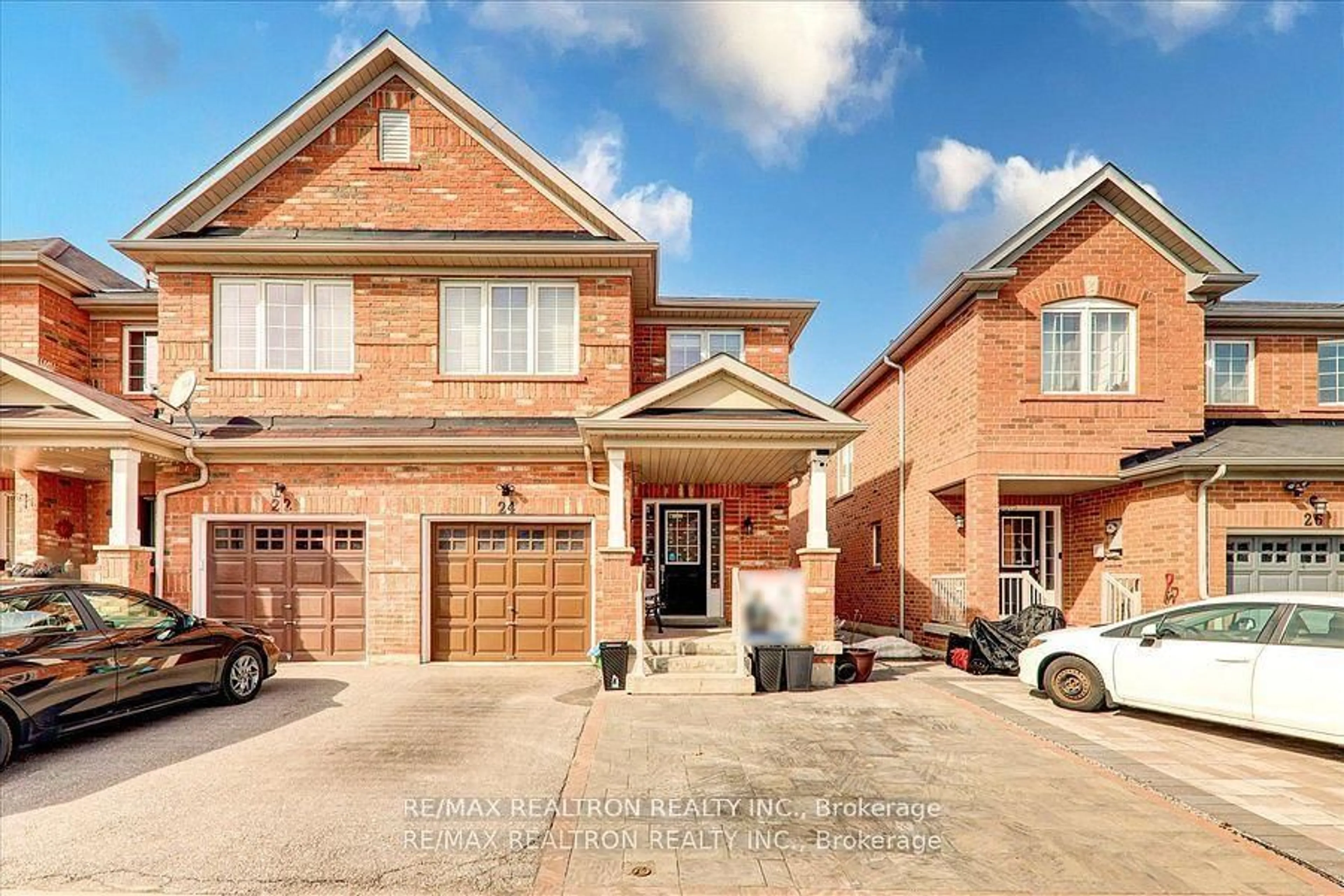 Home with brick exterior material, street for 24 Michaelman Rd, Ajax Ontario L1S 0C9