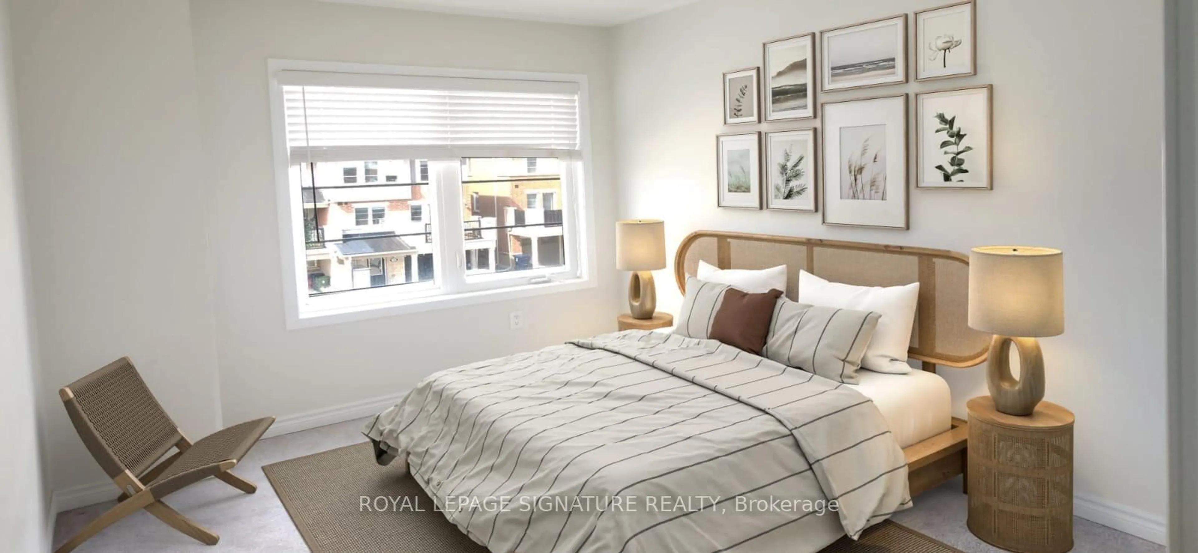 Bedroom with bed, unknown for 5 Fusilier Dr, Toronto Ontario M1L 0J4