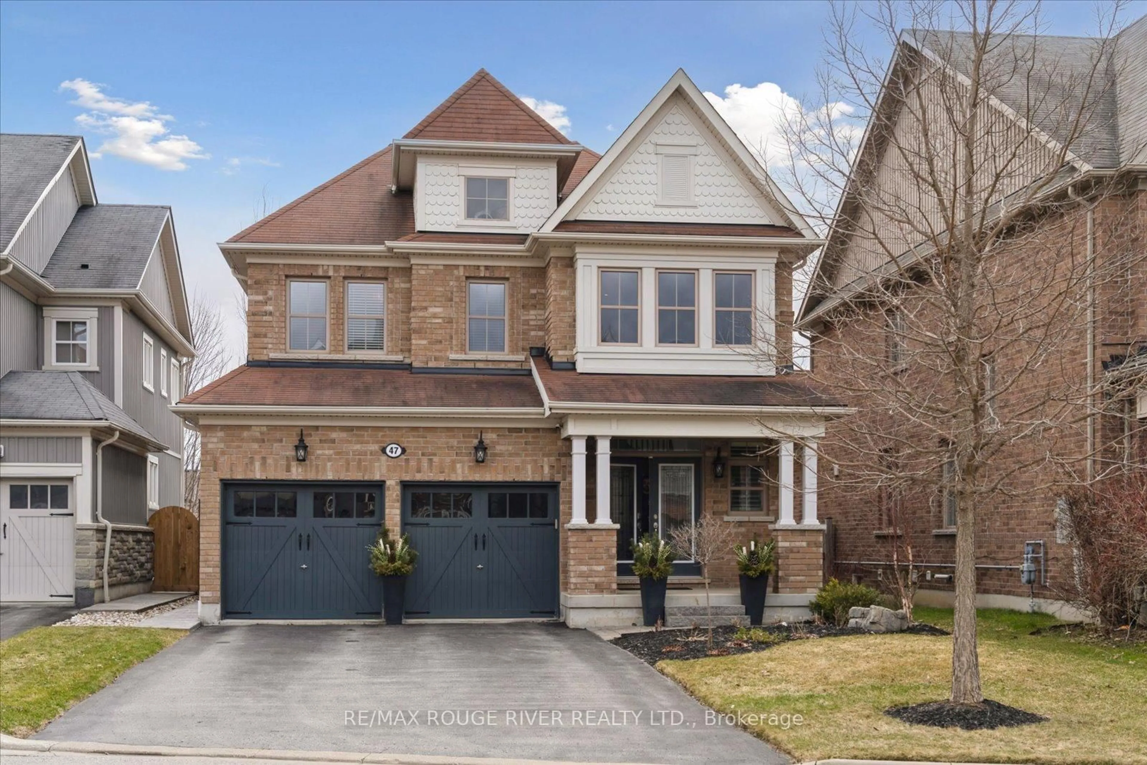 Home with brick exterior material, street for 47 Nightingale Cres, Whitby Ontario L1M 0H4