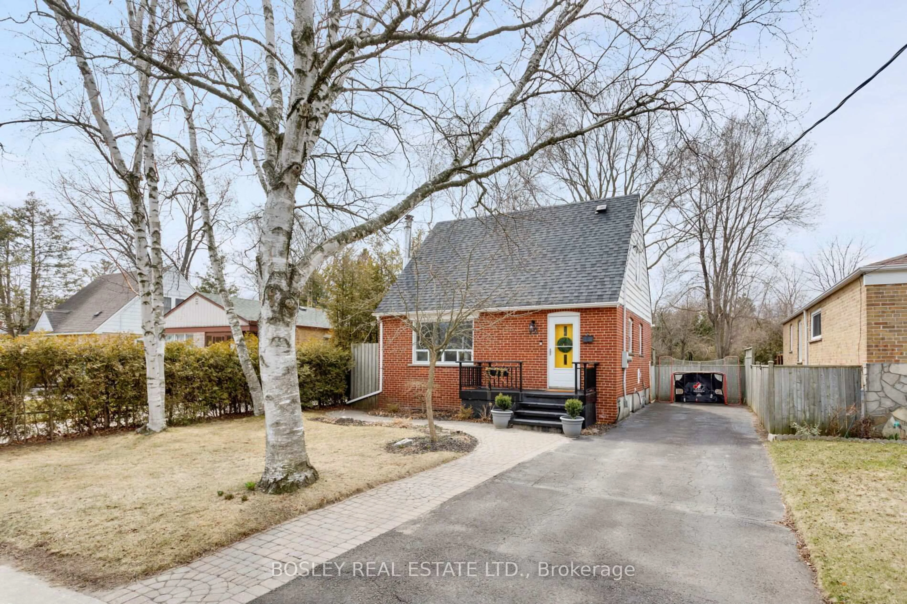 Home with brick exterior material, street for 12 Homestead Rd, Toronto Ontario M1E 3R9