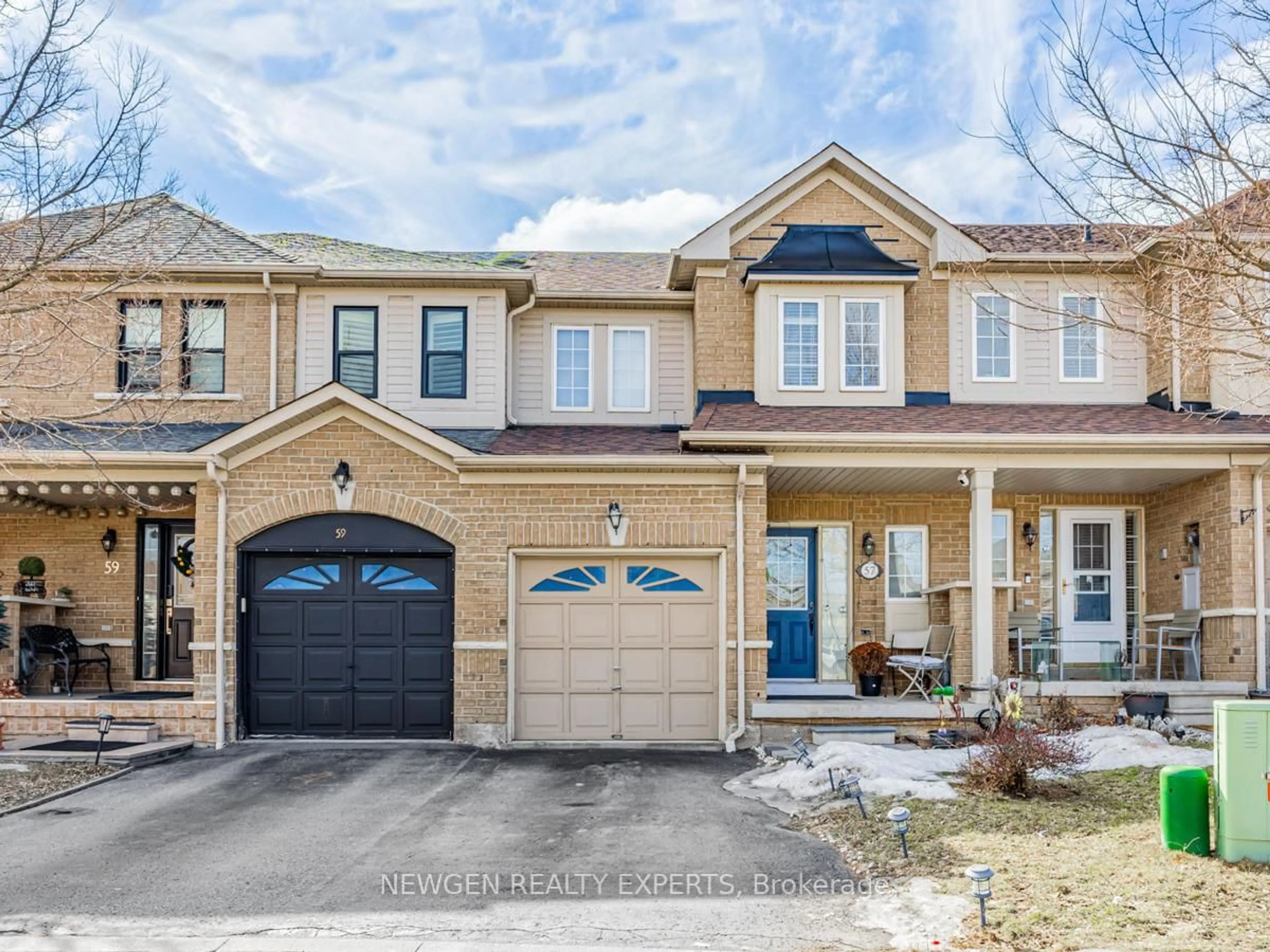 Home with brick exterior material, street for 57 Beer Cres, Ajax Ontario L1S 0A3