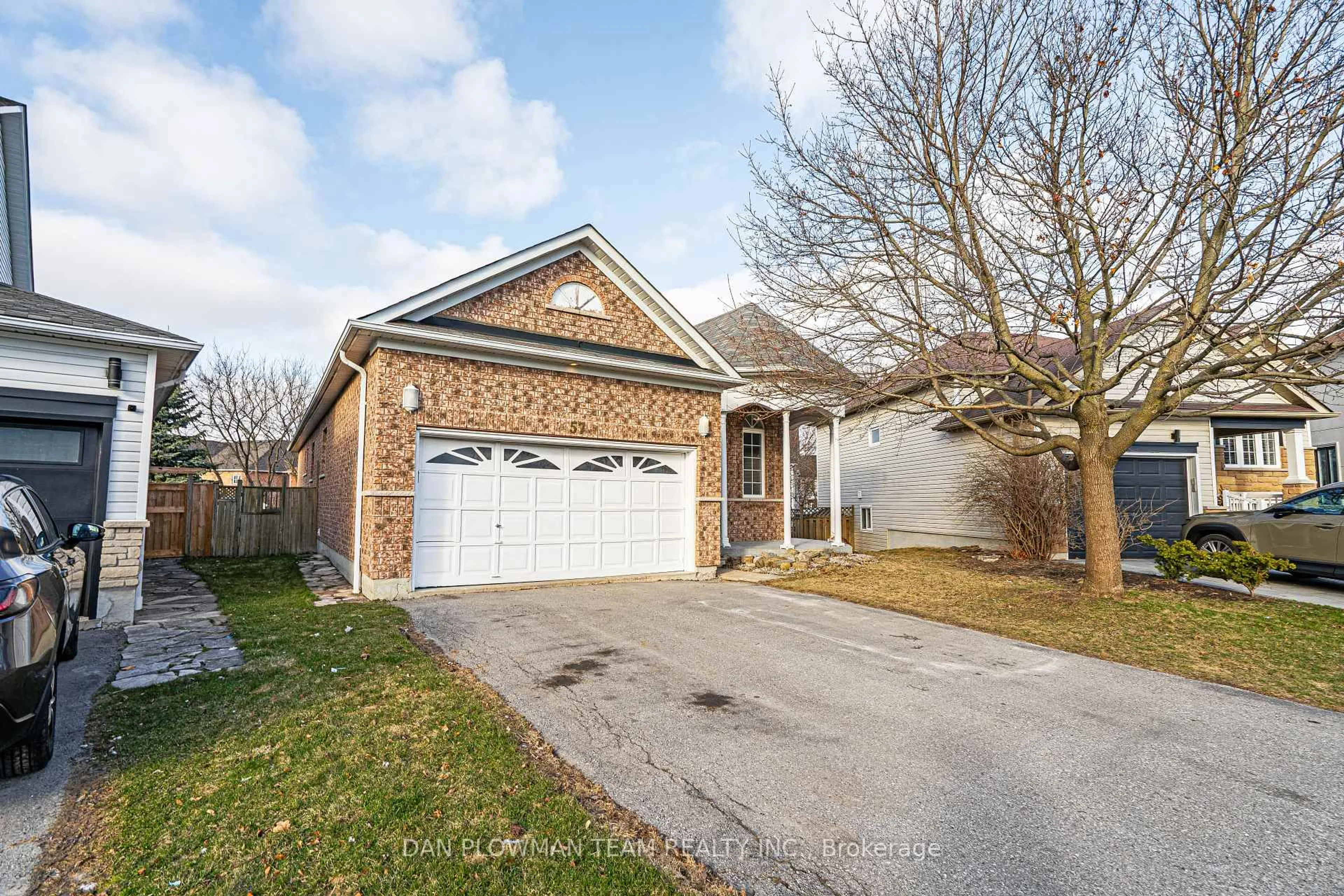 Home with brick exterior material, street for 57 Ault Cres, Whitby Ontario L1M 2G7