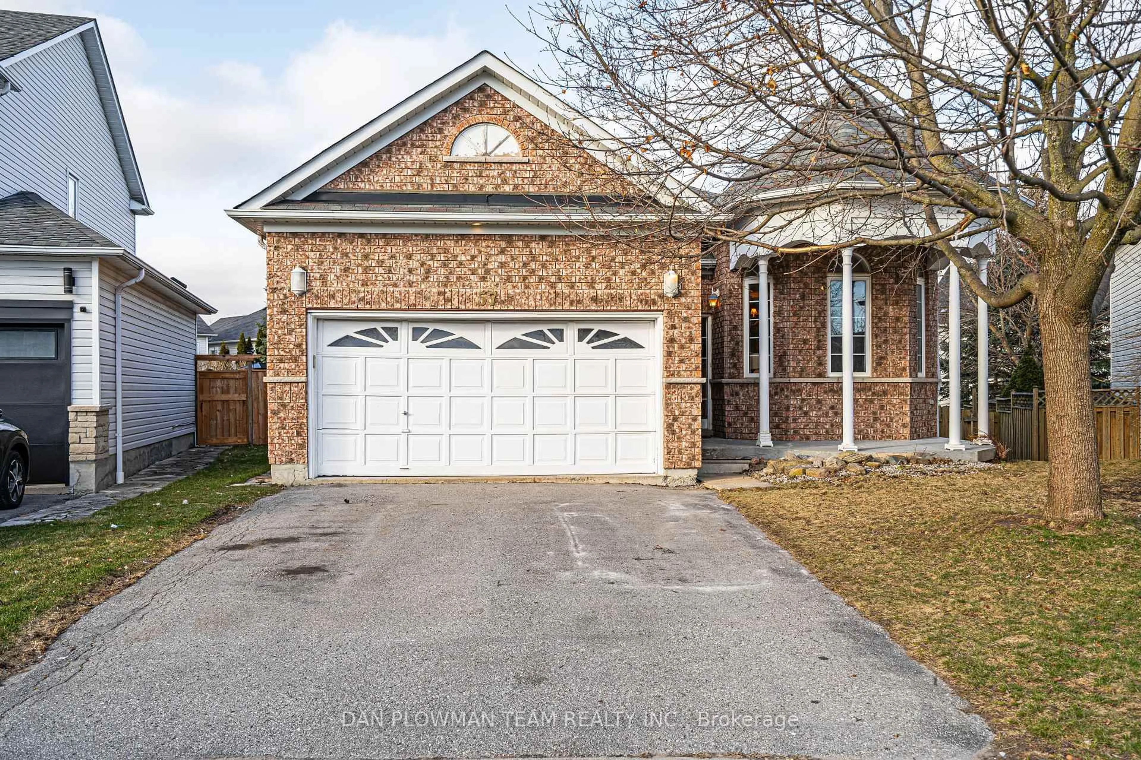 Home with brick exterior material, street for 57 Ault Cres, Whitby Ontario L1M 2G7