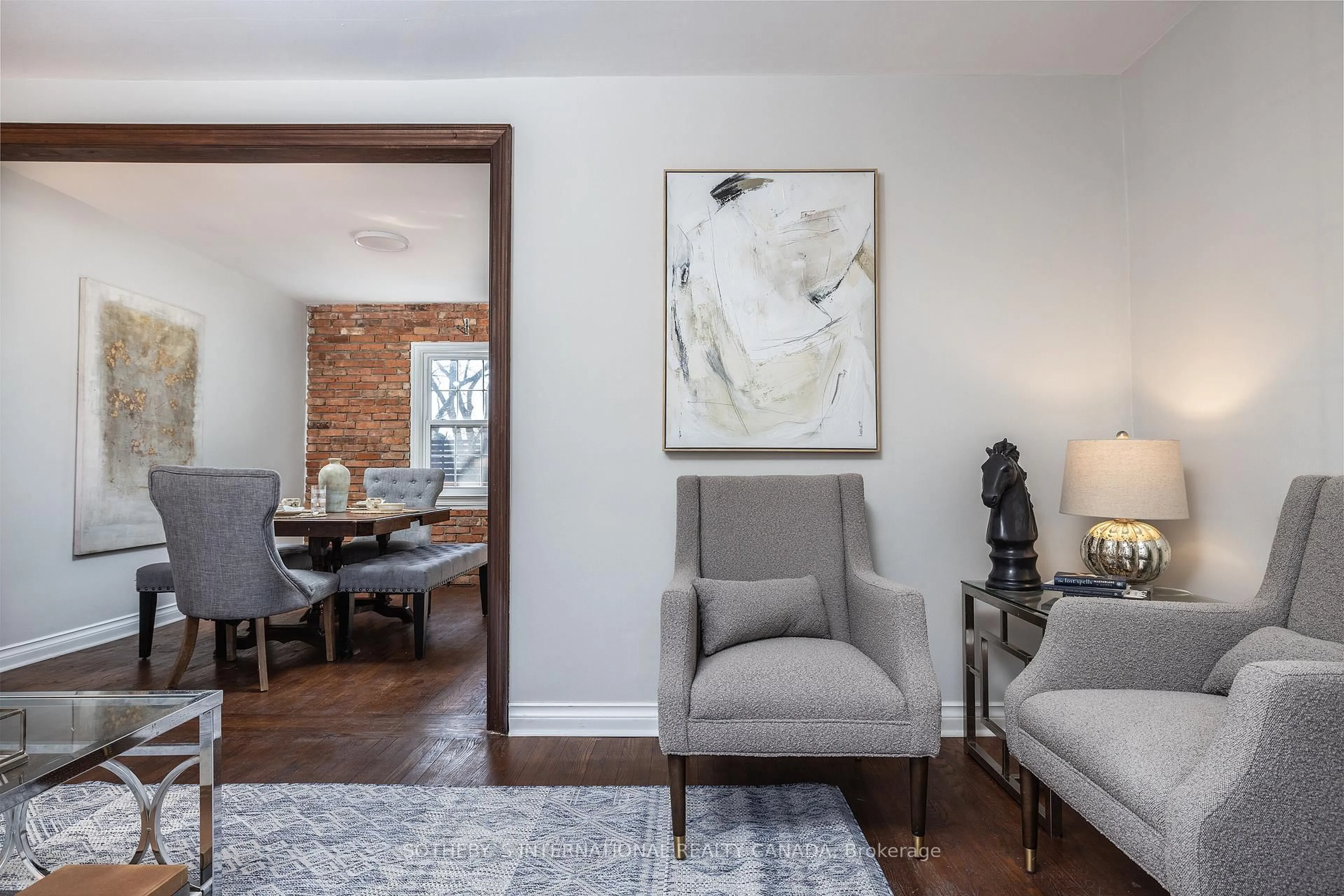 Living room with furniture, unknown for 33 Southmead Rd, Toronto Ontario M1L 2H9