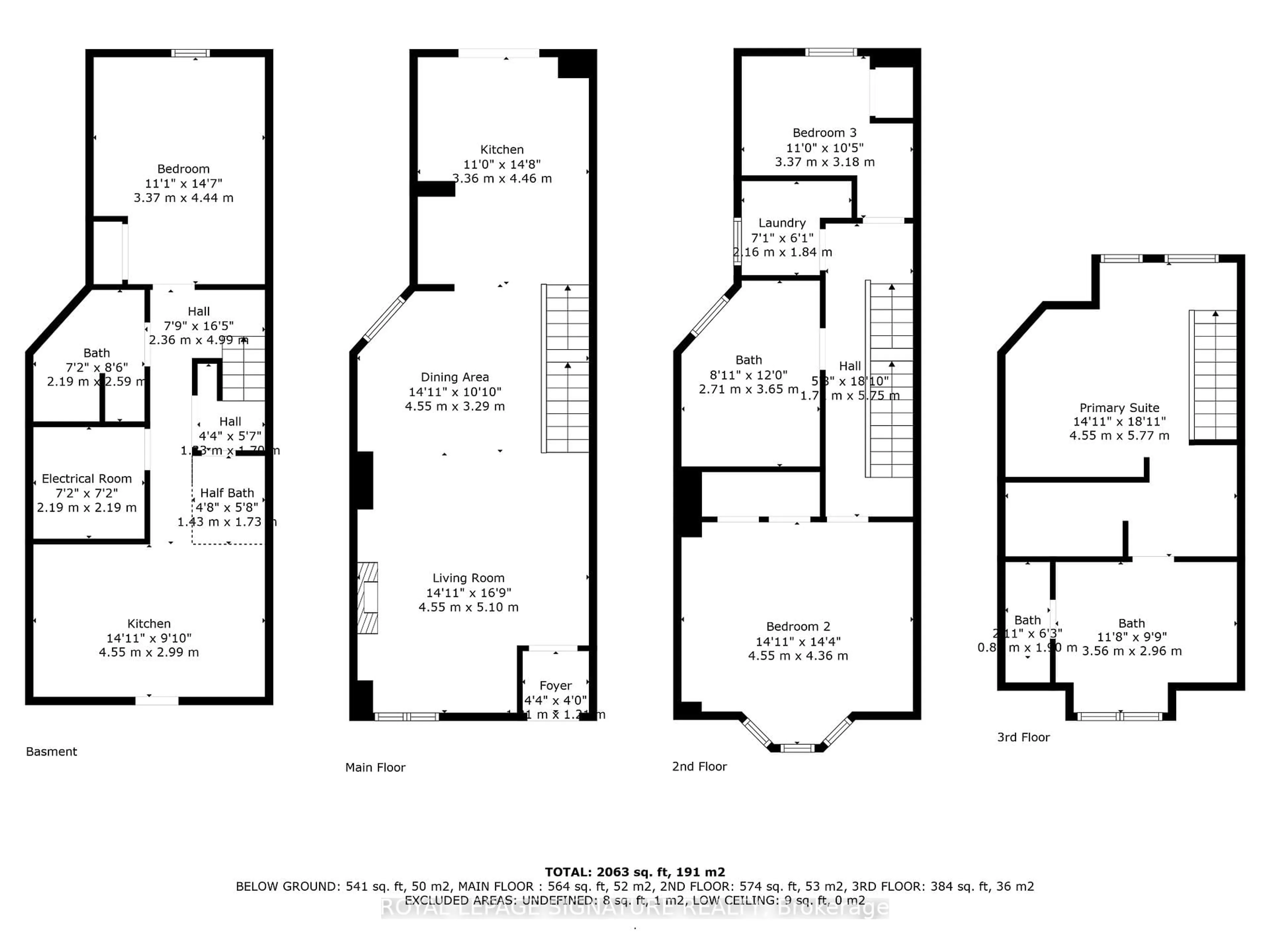 Floor plan for 460 Pape Ave, Toronto Ontario M4K 3P7