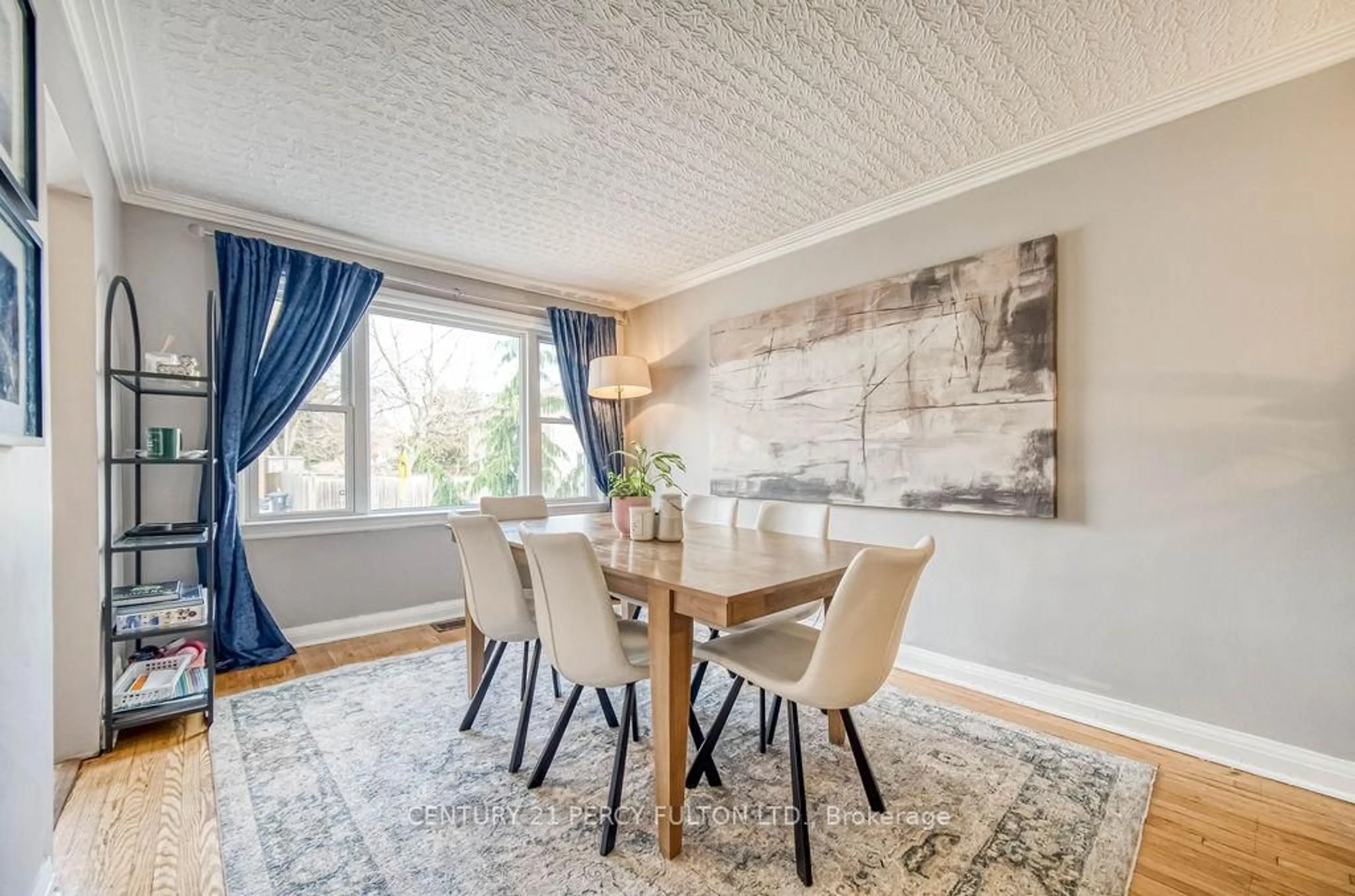 Dining room, wood/laminate floor for 34 Preston St, Toronto Ontario M1N 3N1