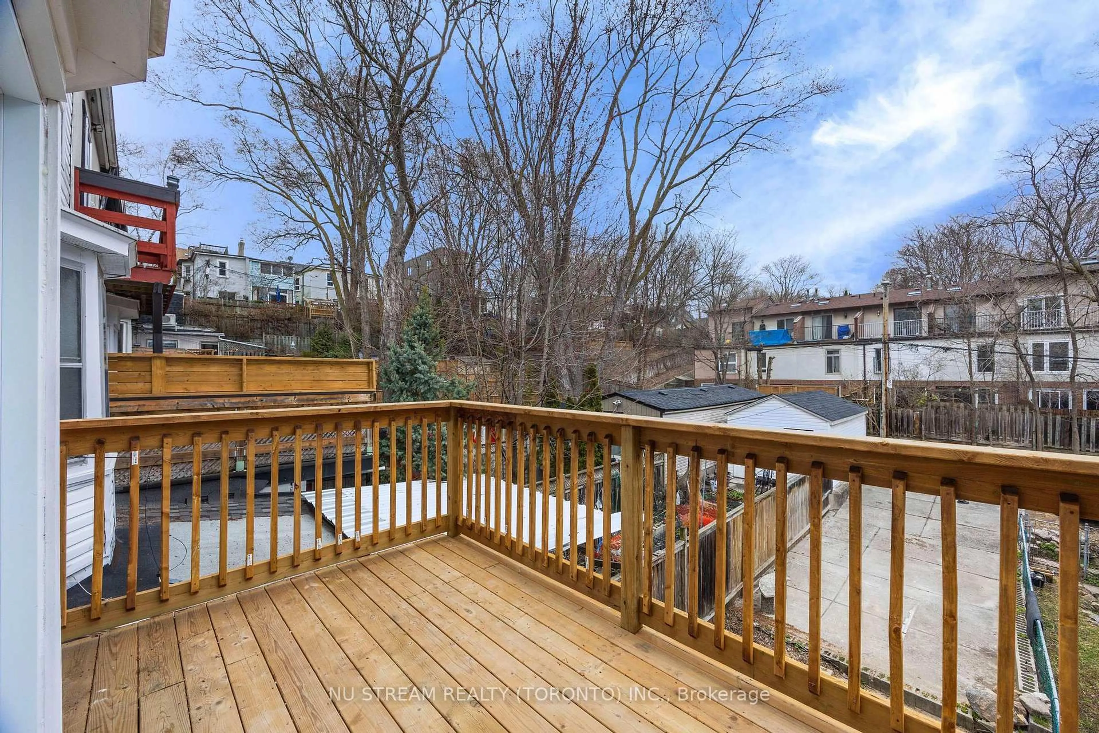 Patio, water/lake/river/ocean view for 393 Jones Ave, Toronto Ontario M4J 3G5