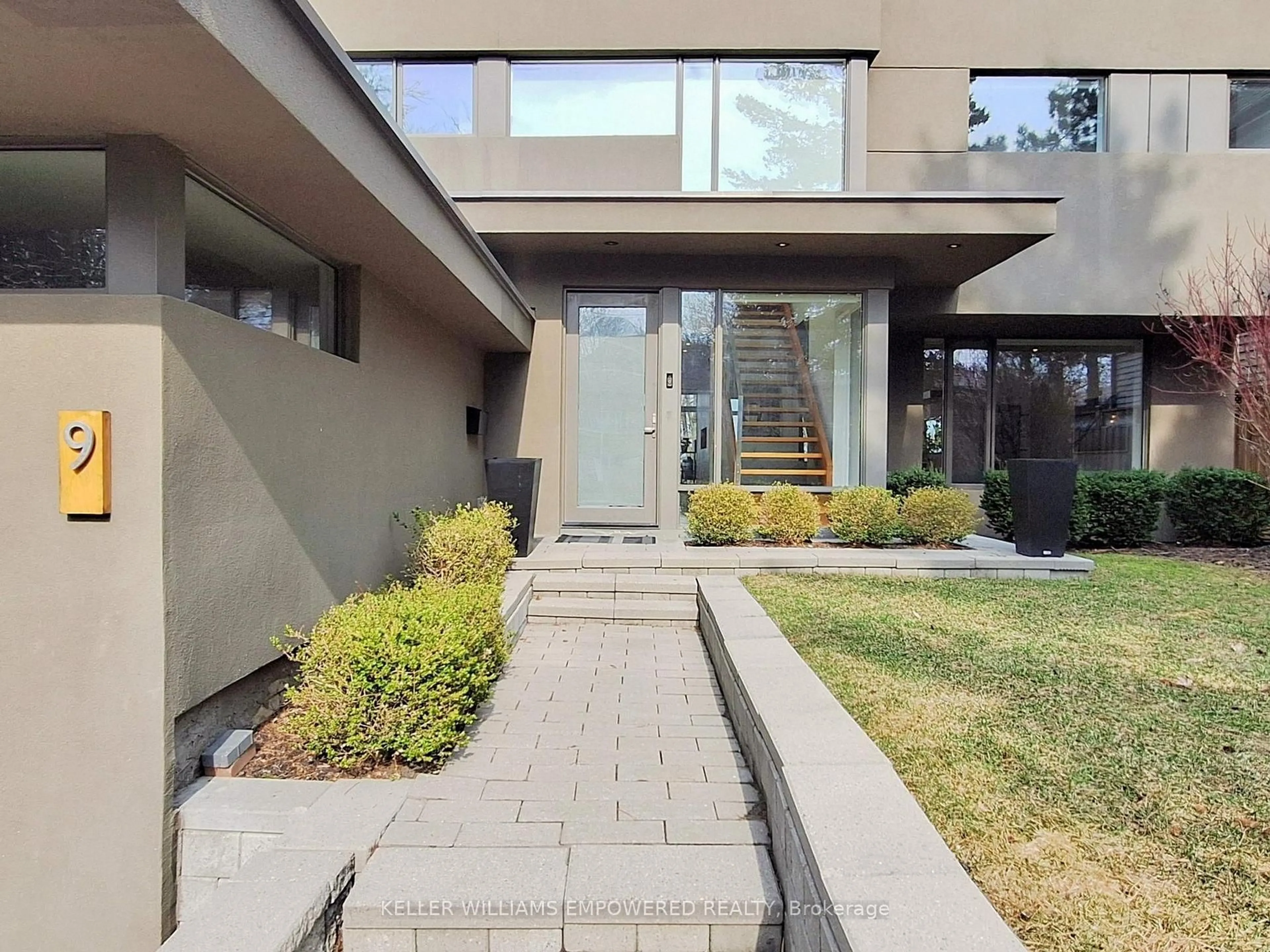 Home with brick exterior material, street for 9 Fenwood Hts, Toronto Ontario M1M 2V6