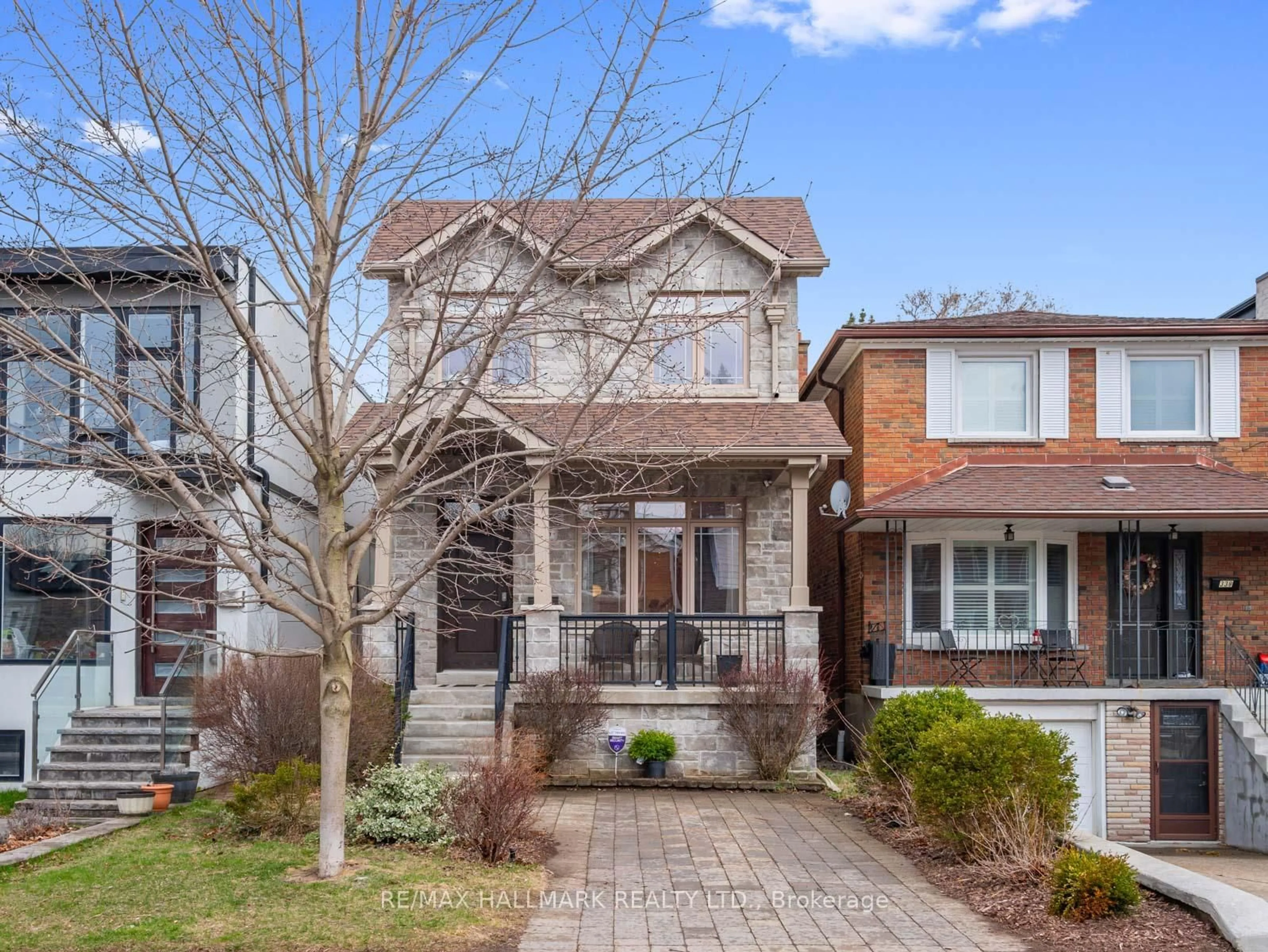 Home with brick exterior material, street for 336 Monarch Park Ave, Toronto Ontario M4J 4T3