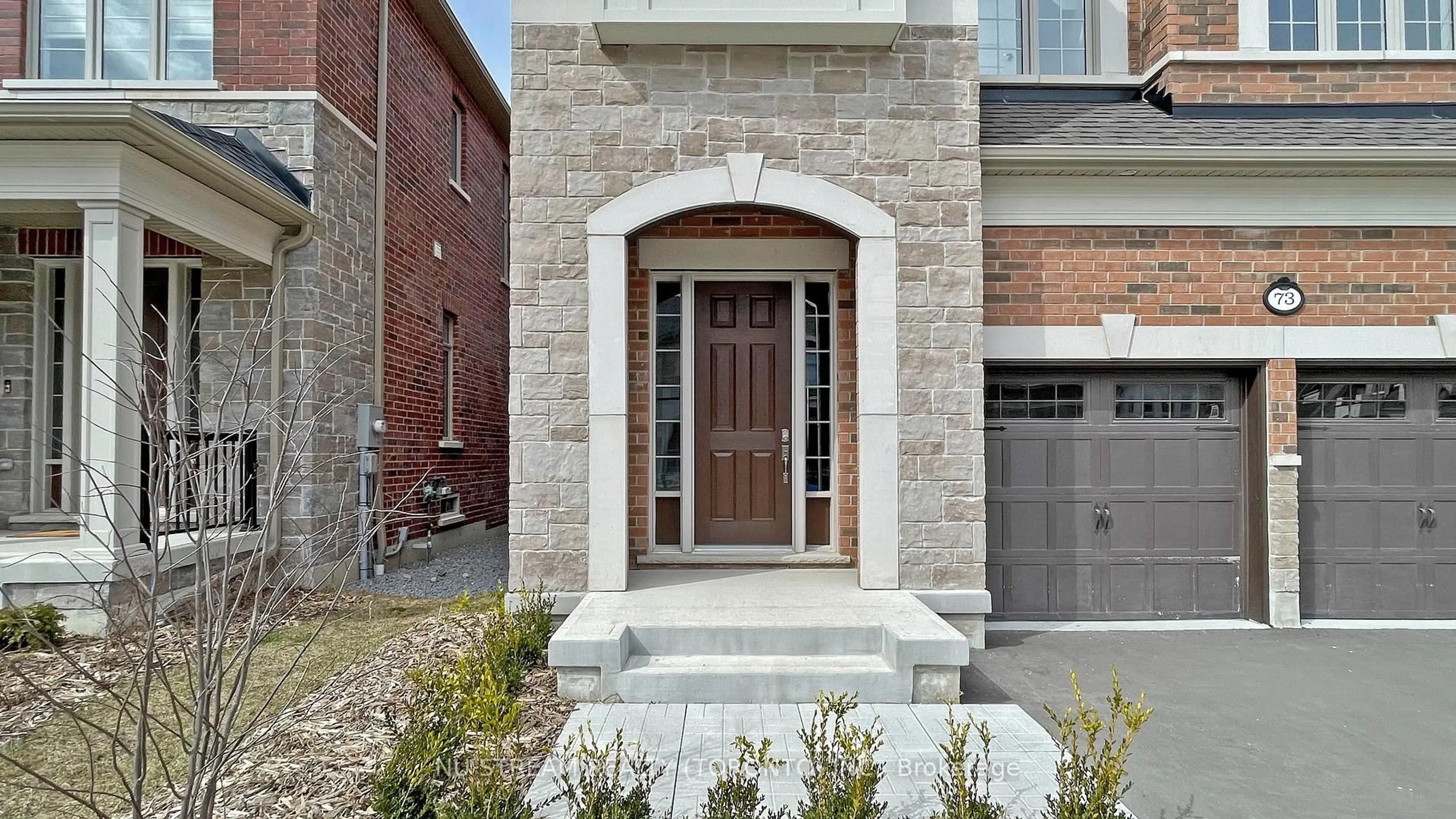 Home with brick exterior material, street for 73 Deer Ridge Cres, Whitby Ontario L1P 0P2