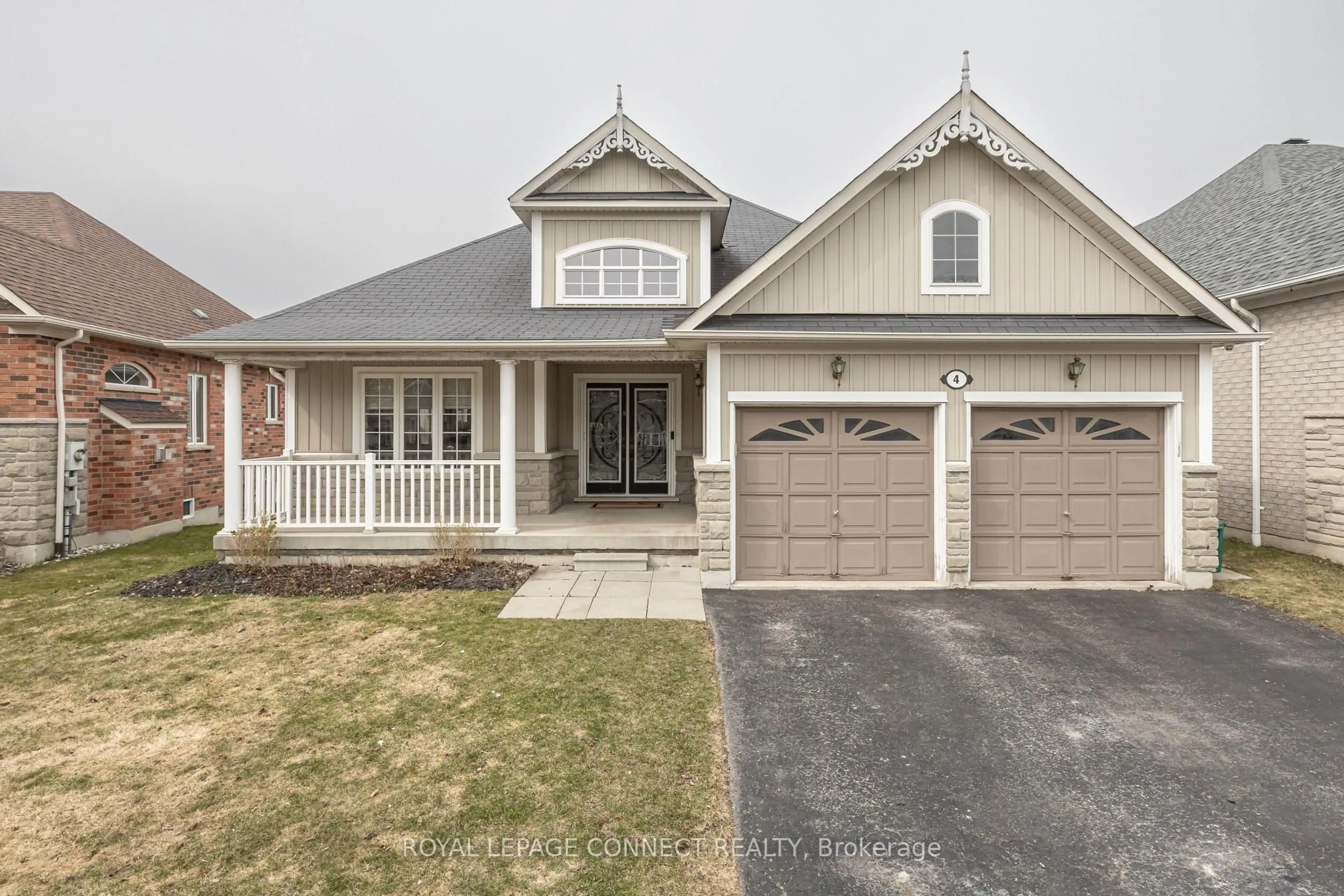 Home with brick exterior material, street for 4 Branthaven Crt, Whitby Ontario L1M 0B2