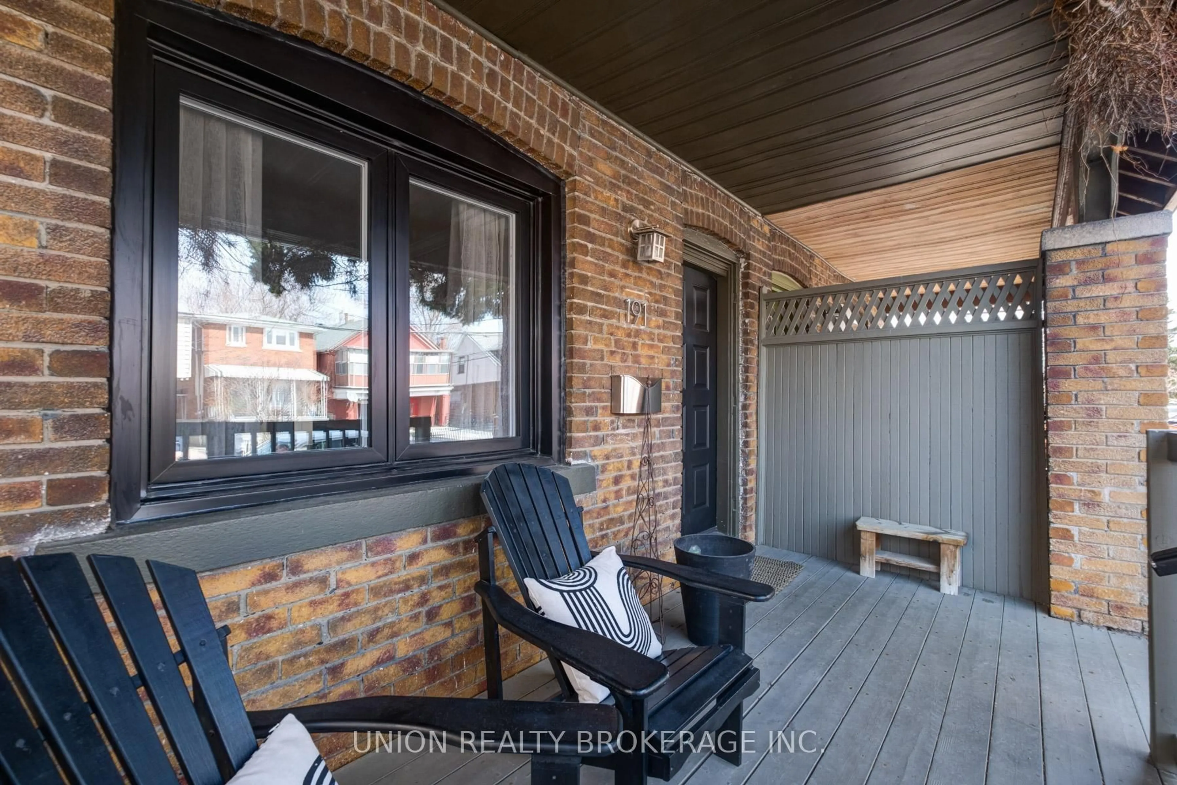 Home with brick exterior material, street for 191 Coleman Ave, Toronto Ontario M4C 1R5