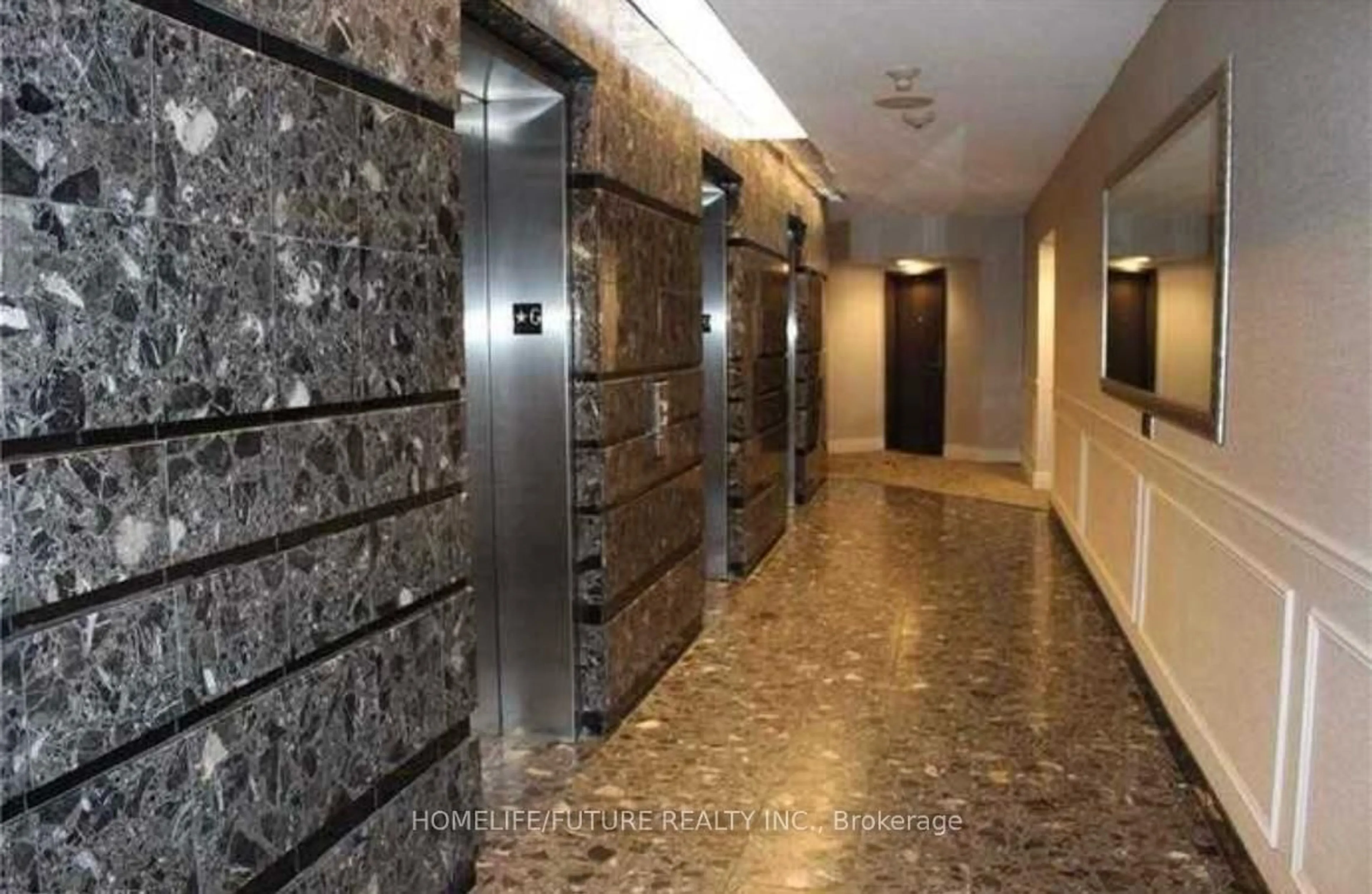 Indoor foyer for 4725 Sheppard Ave #603, Toronto Ontario M1S 5B2