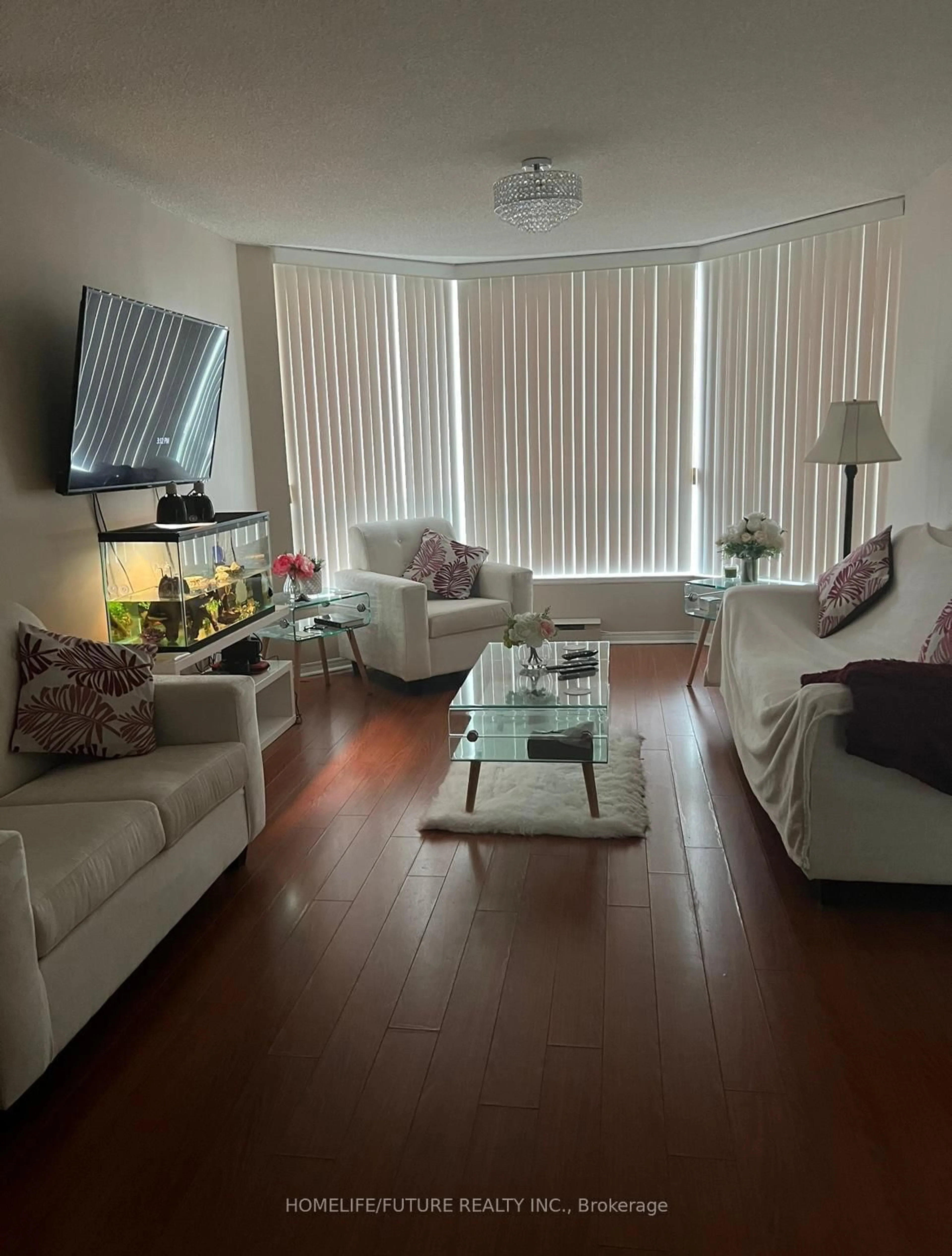 Living room with furniture, unknown for 4725 Sheppard Ave #603, Toronto Ontario M1S 5B2