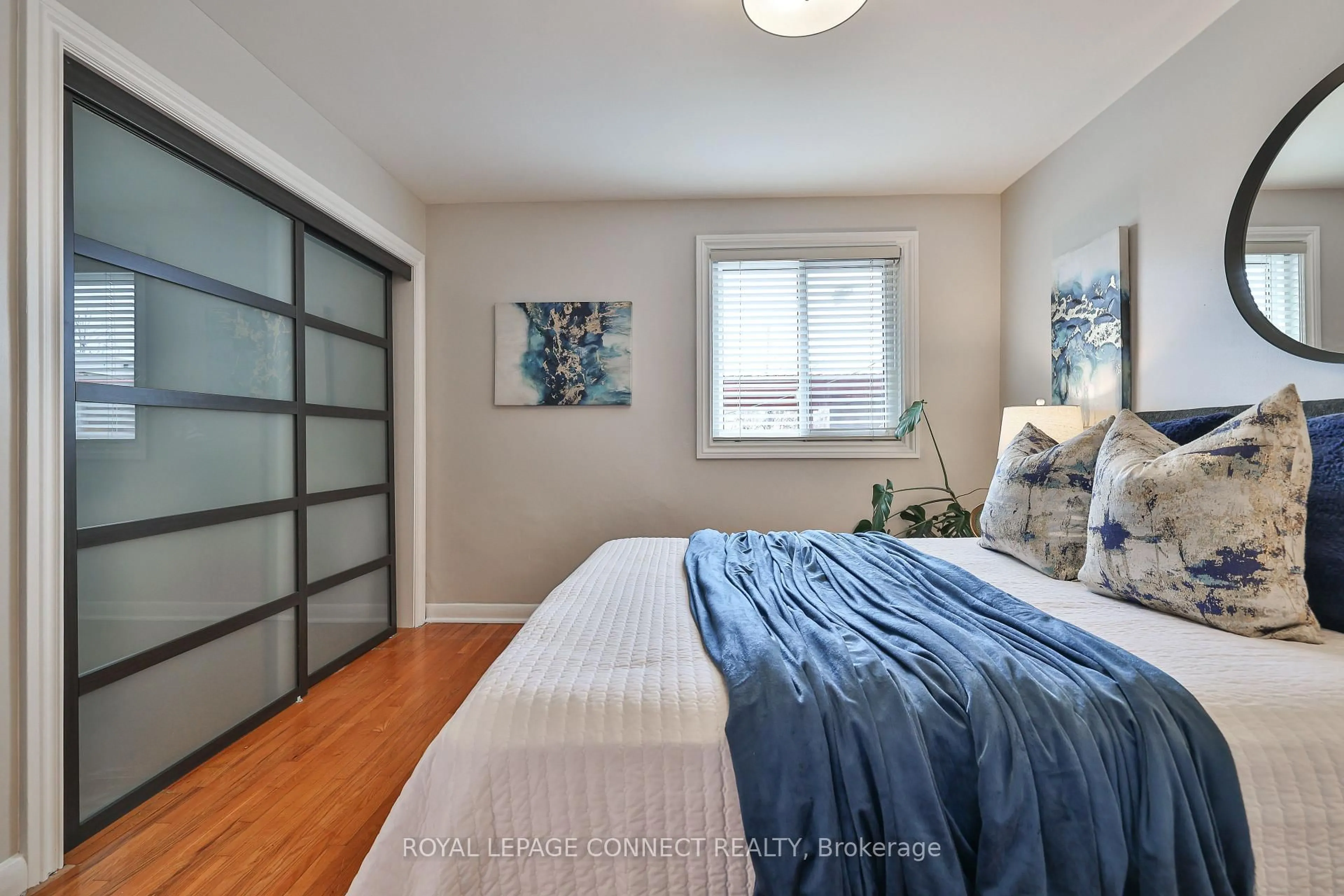 Bedroom with bed, unknown for 103 Fitzgibbon Ave, Toronto Ontario M1K 4A4