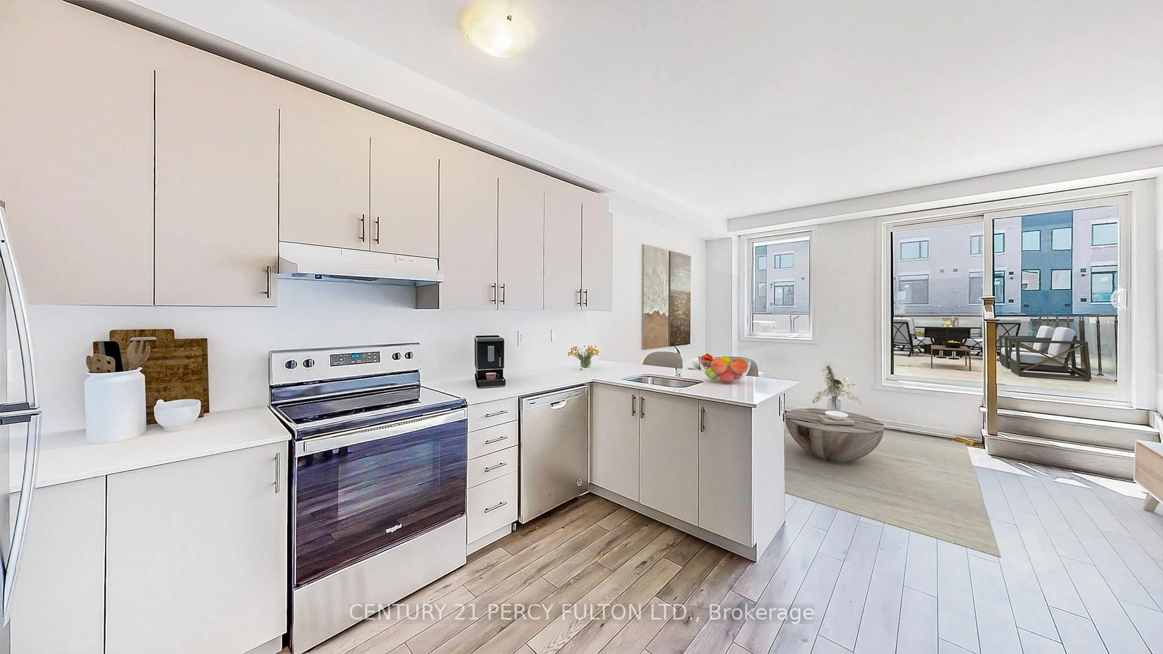 Open concept kitchen, unknown for 26 Bateson St, Ajax Ontario L1S 7M3