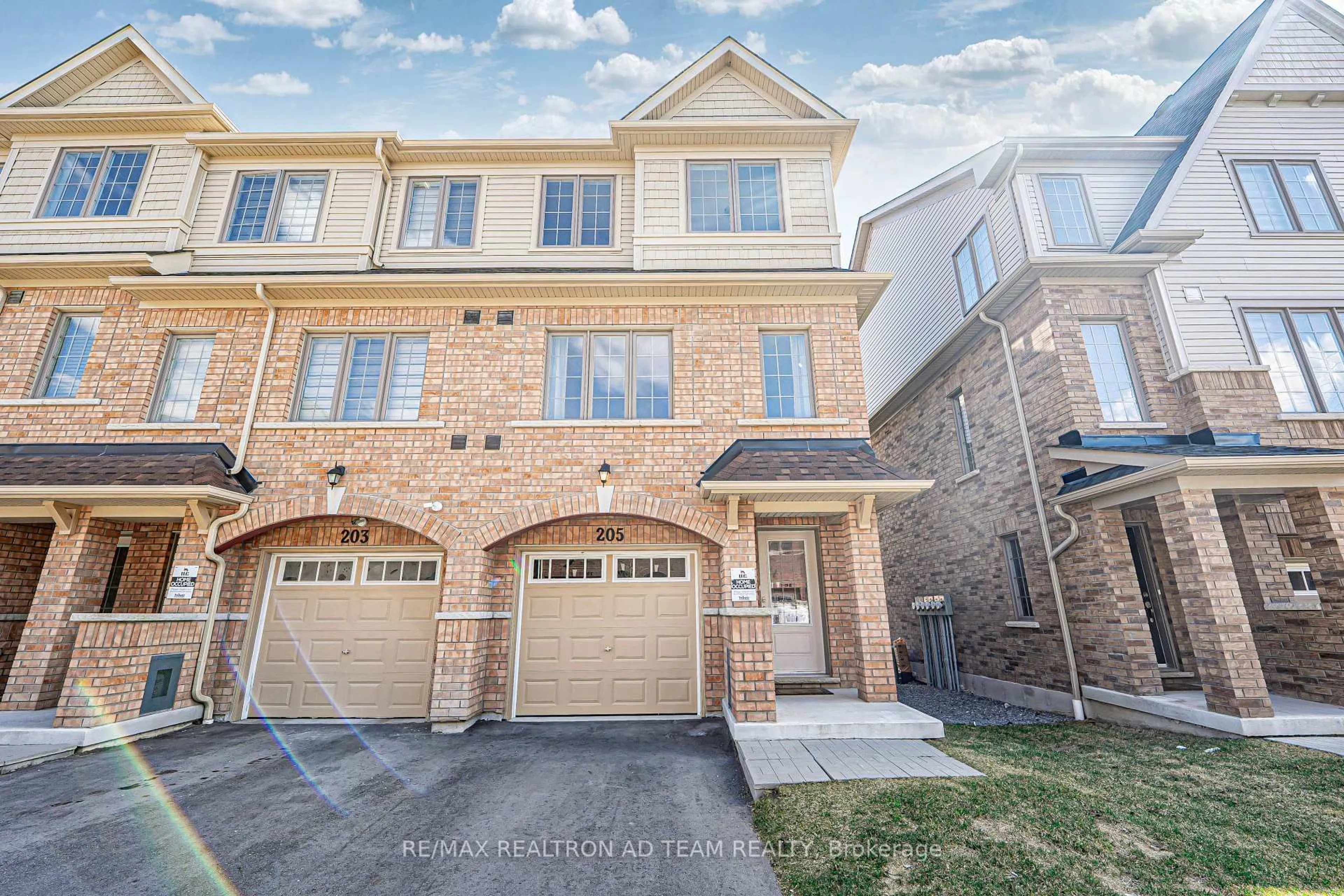 Home with brick exterior material, street for 205 Royal Northern Path, Oshawa Ontario L1L 0R6