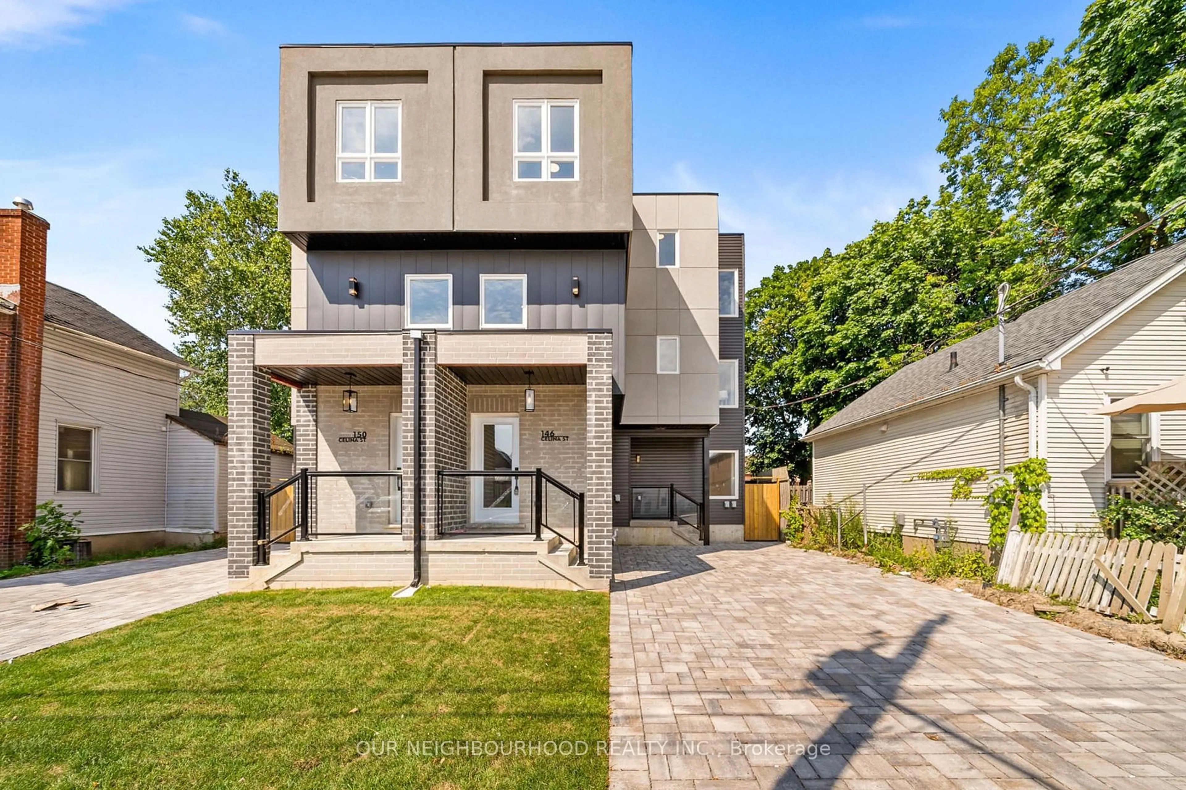 Home with brick exterior material, street for 146 Celina St, Oshawa Ontario L1H 4N5