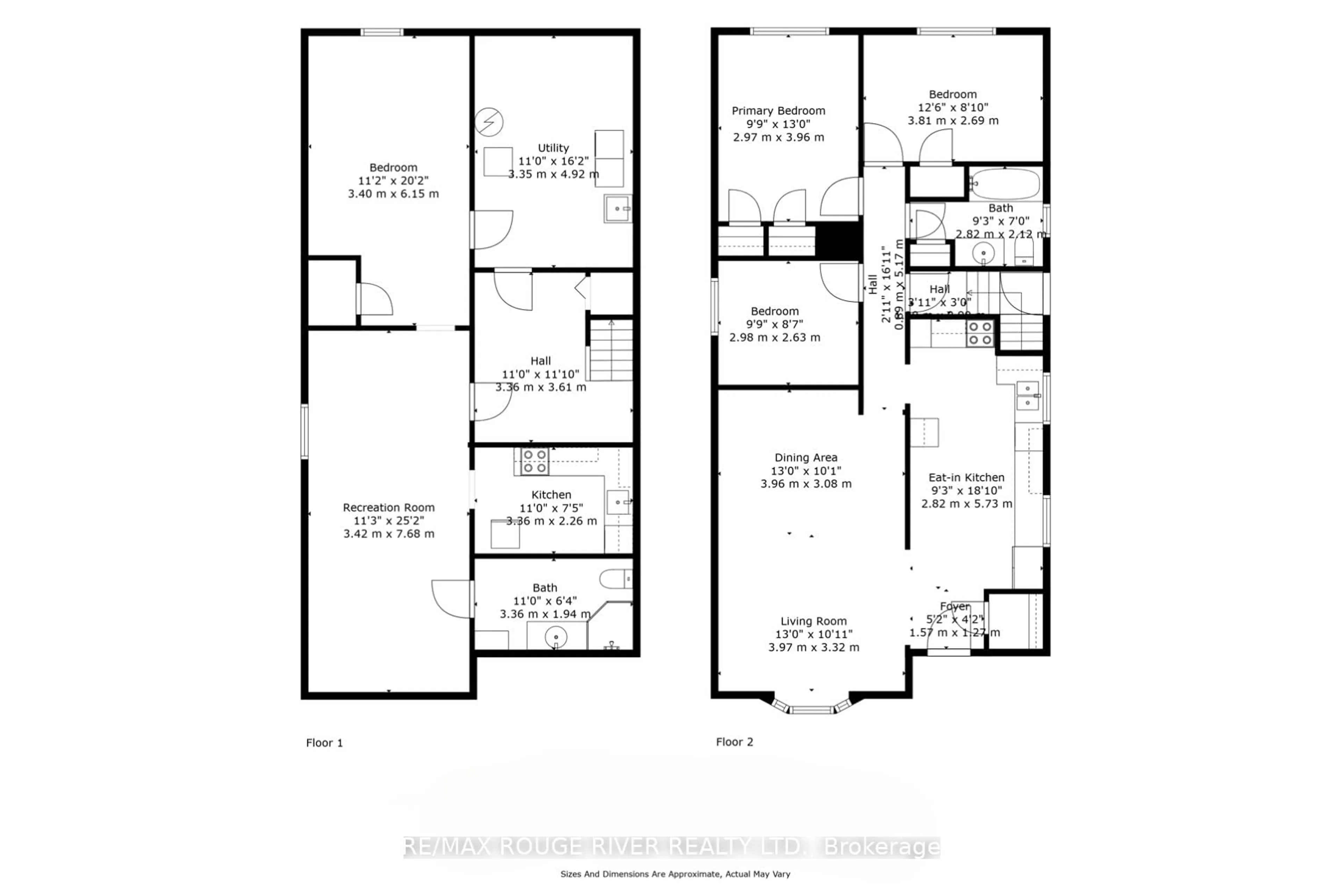 Floor plan for 882 Naroch Blvd, Pickering Ontario L1W 1T2