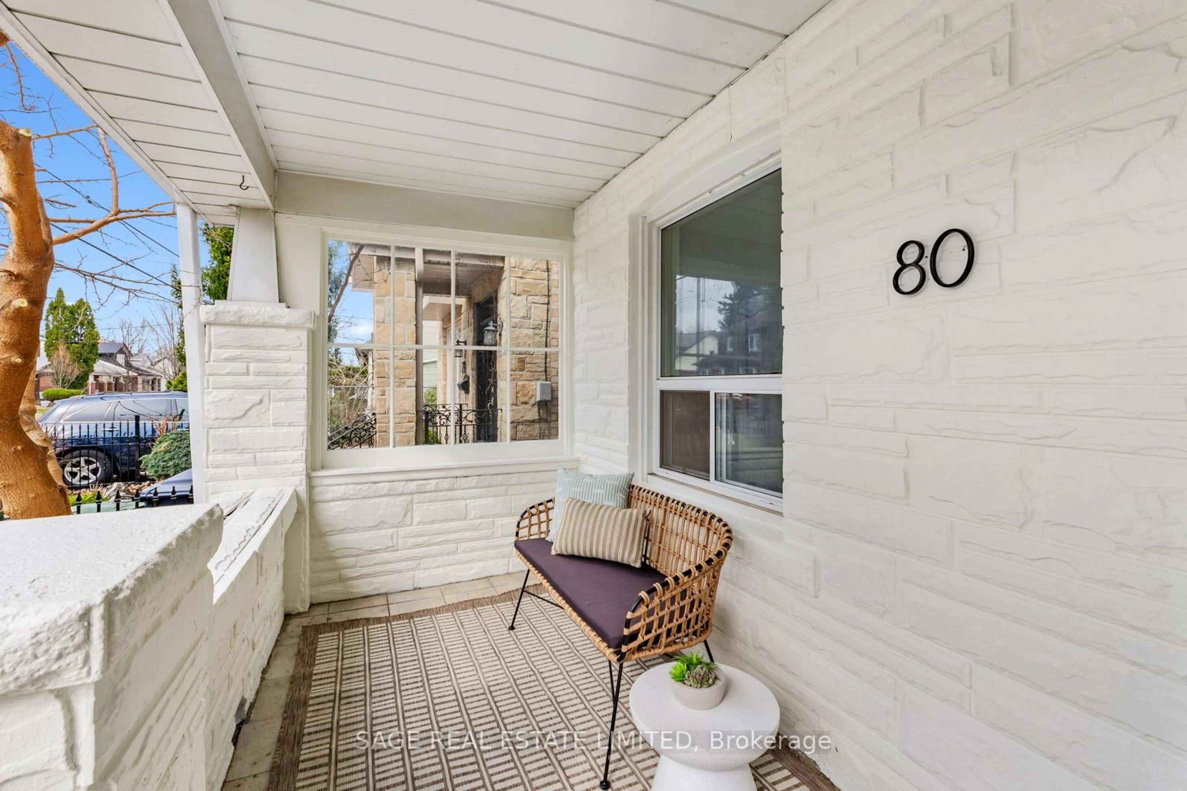 Patio, street for 80 Rosevear Ave, Toronto Ontario M4C 1Z4