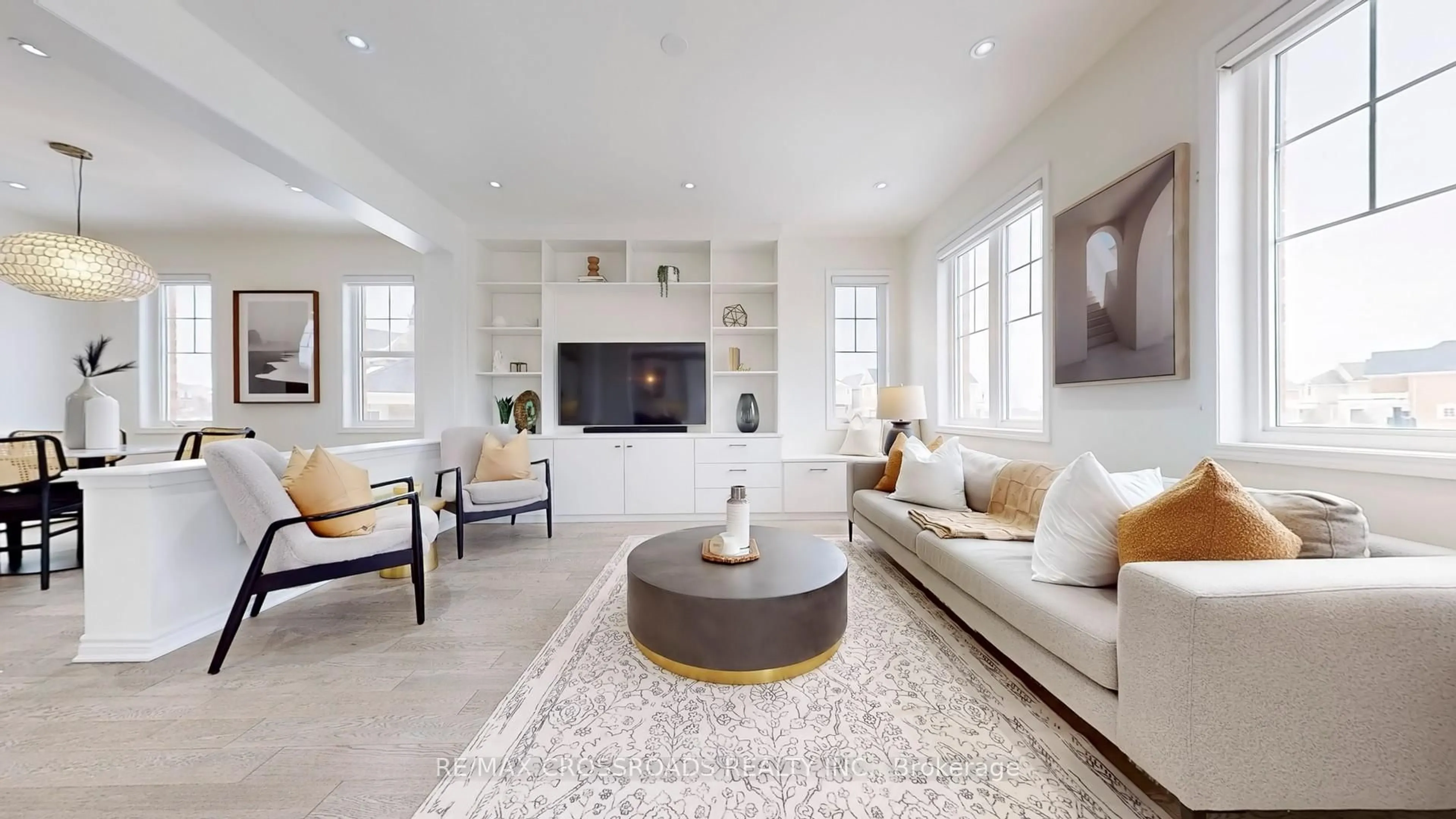 Living room with furniture, unknown for 1072 Foxtail Cres, Pickering Ontario L1X 0E7