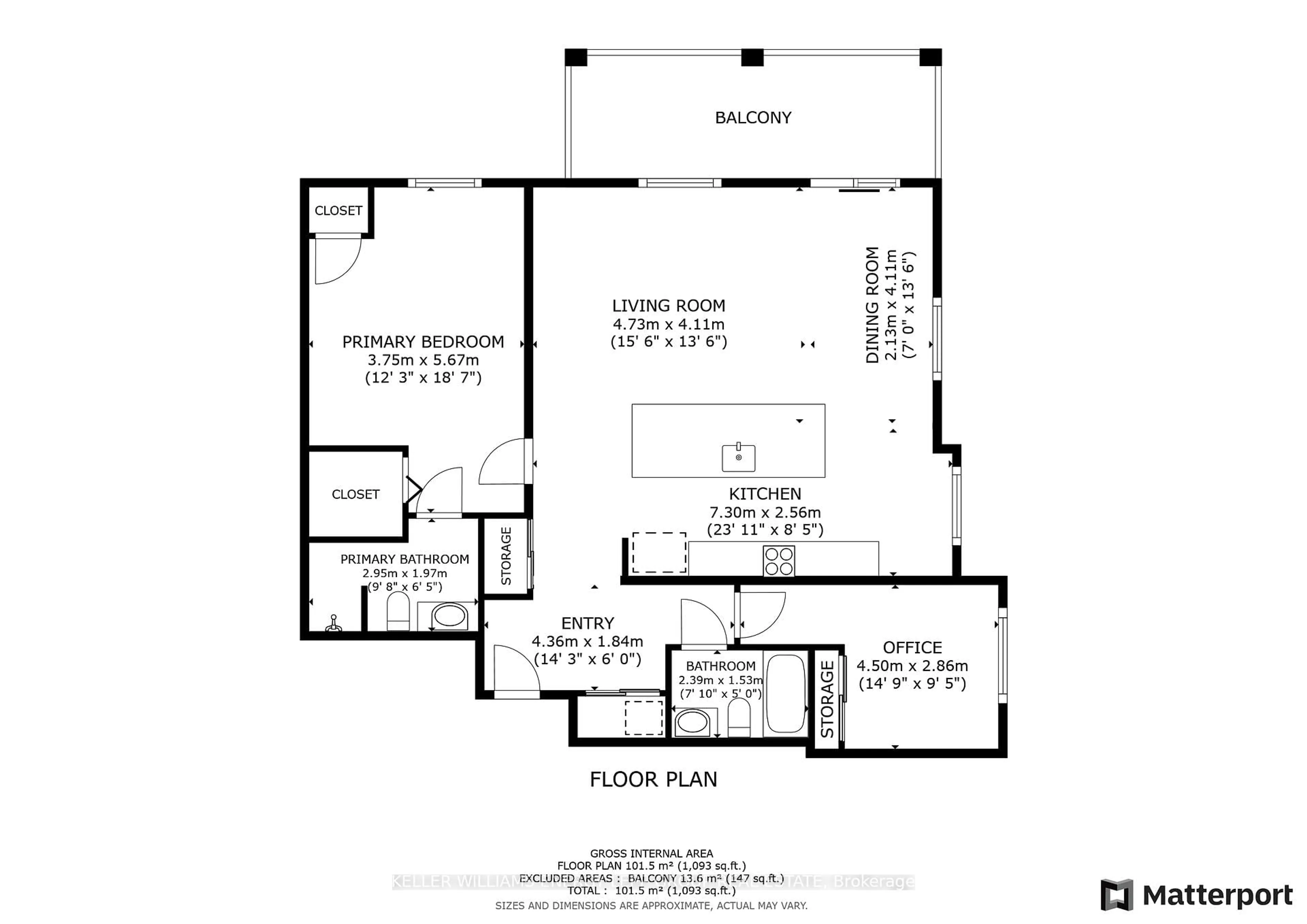Floor plan for 70 Shipway Ave #312, Clarington Ontario L1B 0V7