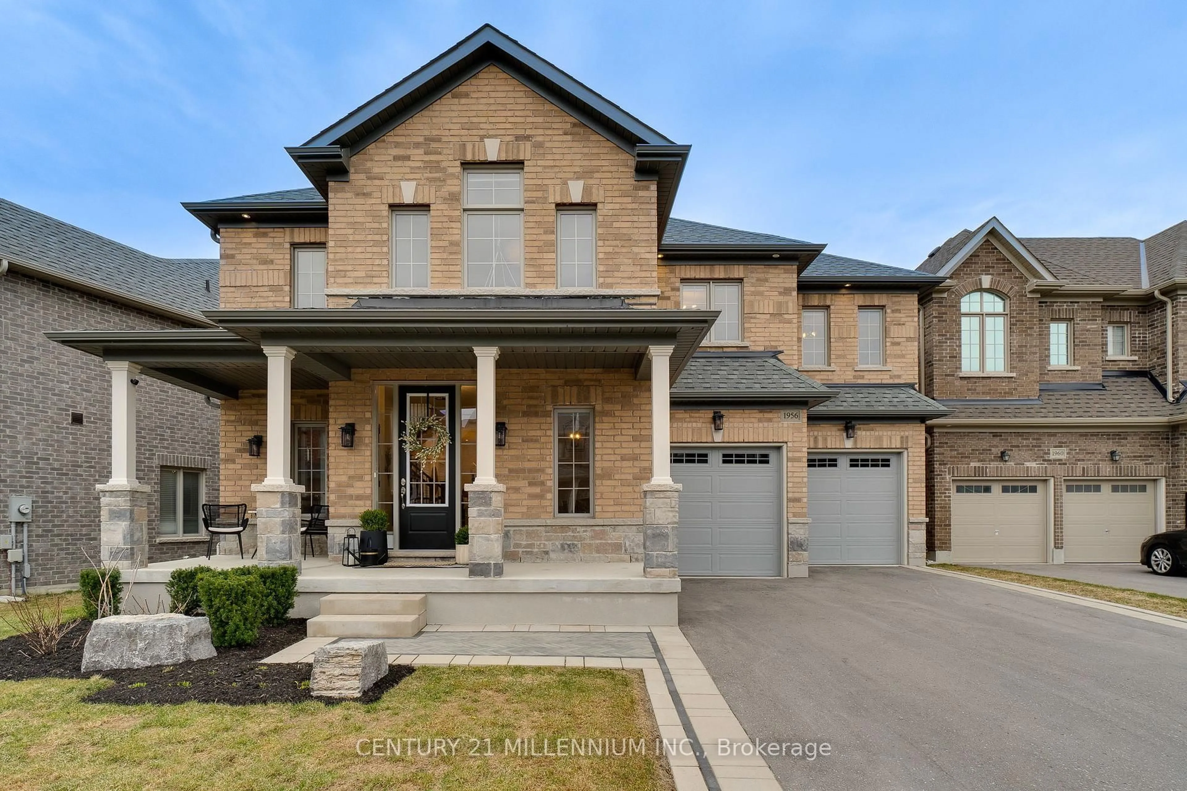 Home with brick exterior material, street for 1956 Don White Crt, Oshawa Ontario L1K 1A1