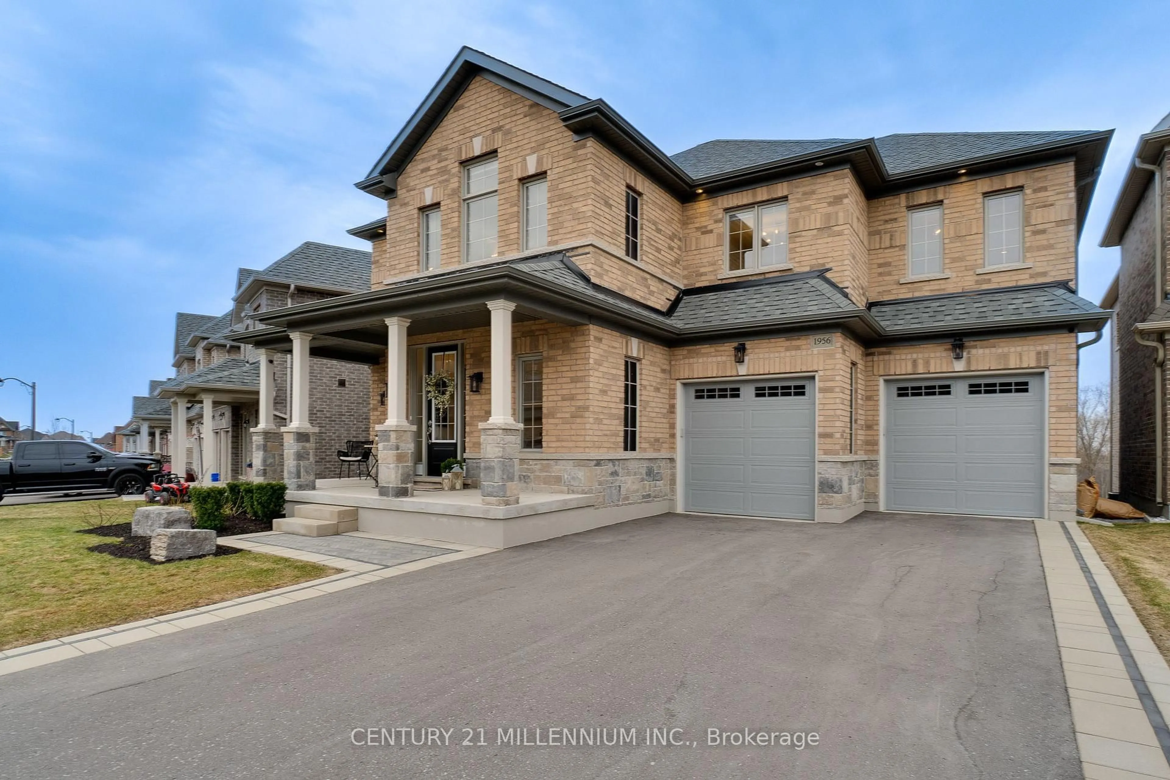 Home with brick exterior material, street for 1956 Don White Crt, Oshawa Ontario L1K 1A1
