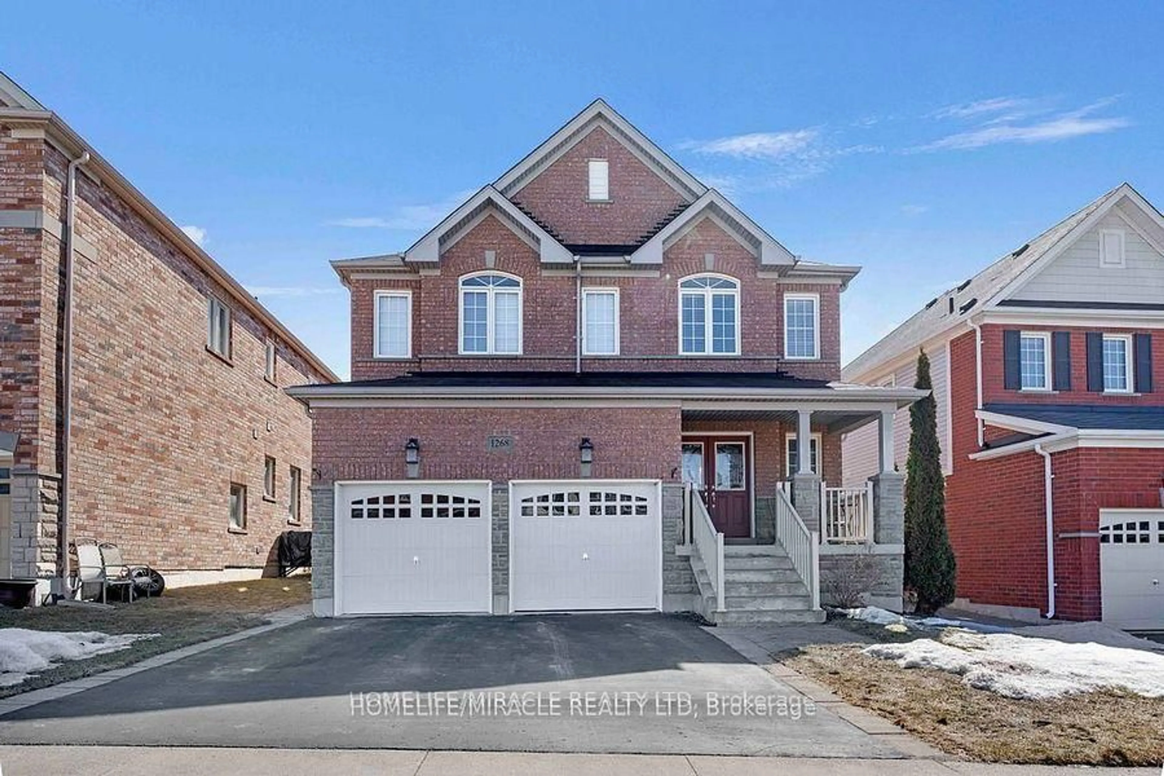 Home with brick exterior material, street for 1268 Salmers Dr, Oshawa Ontario L1K 0R6