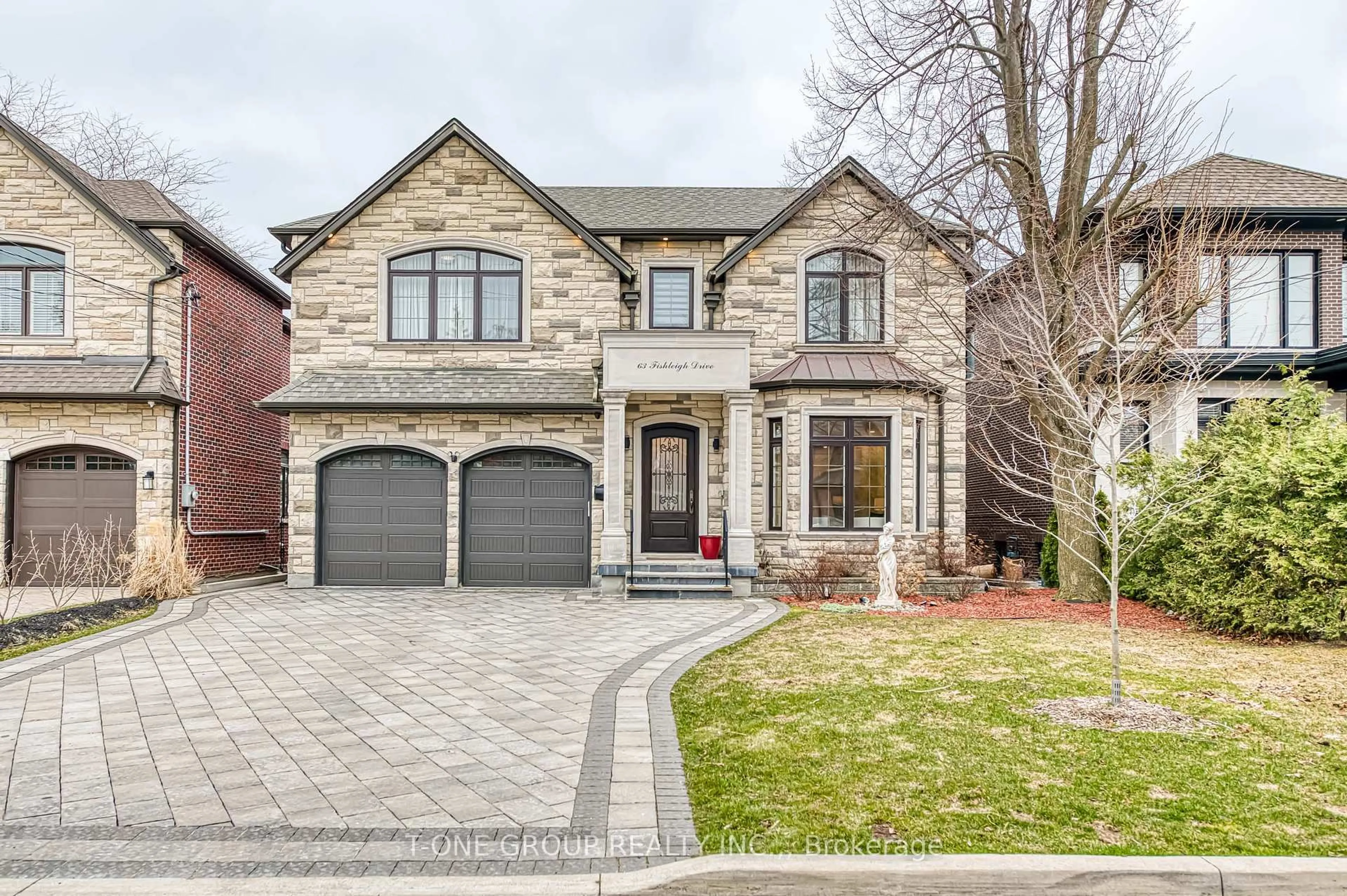 Home with brick exterior material, street for 63 Fishleigh Dr, Toronto Ontario M1N 1H3