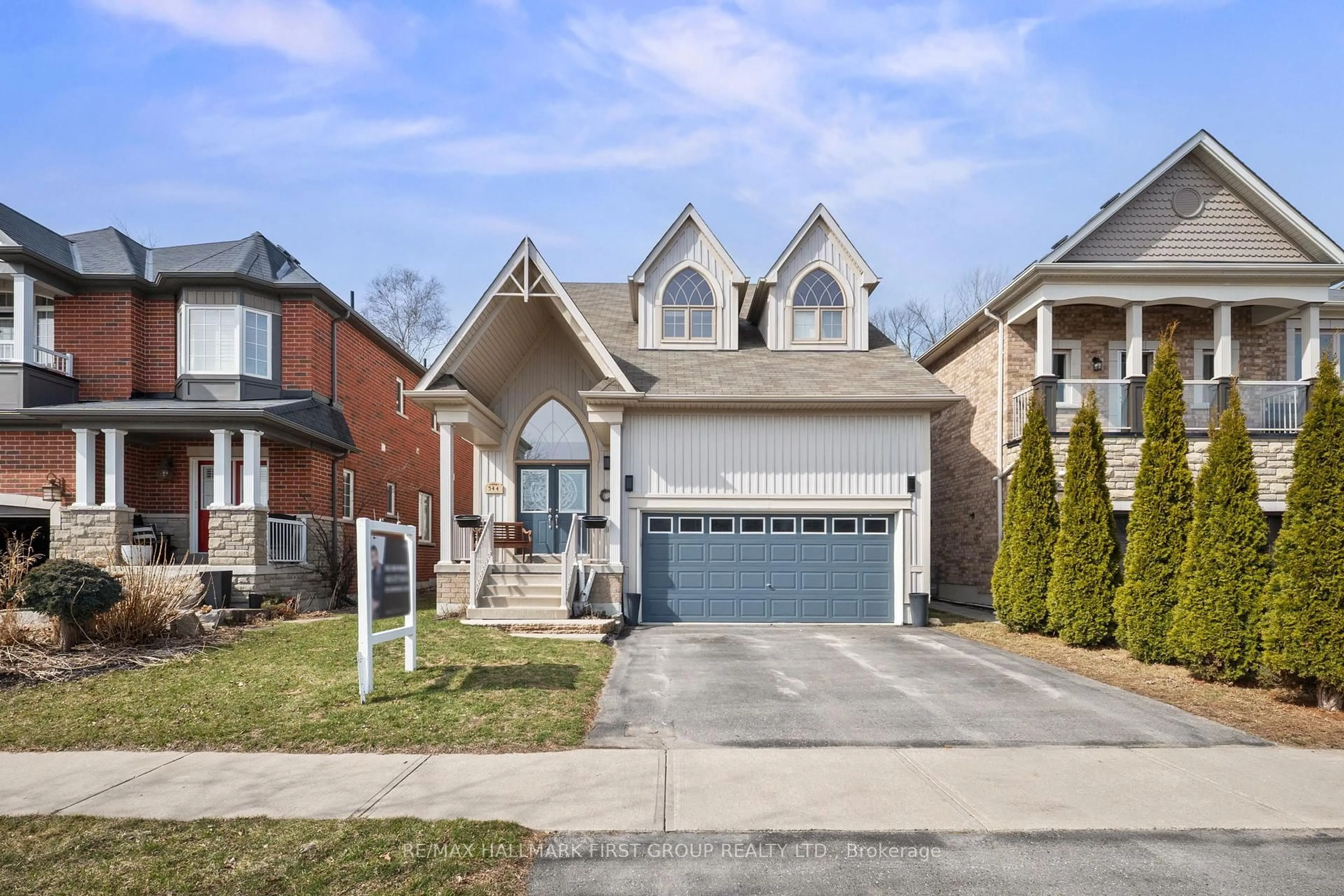 Home with brick exterior material, street for 544 George Reynolds Dr, Clarington Ontario L1E 2M1