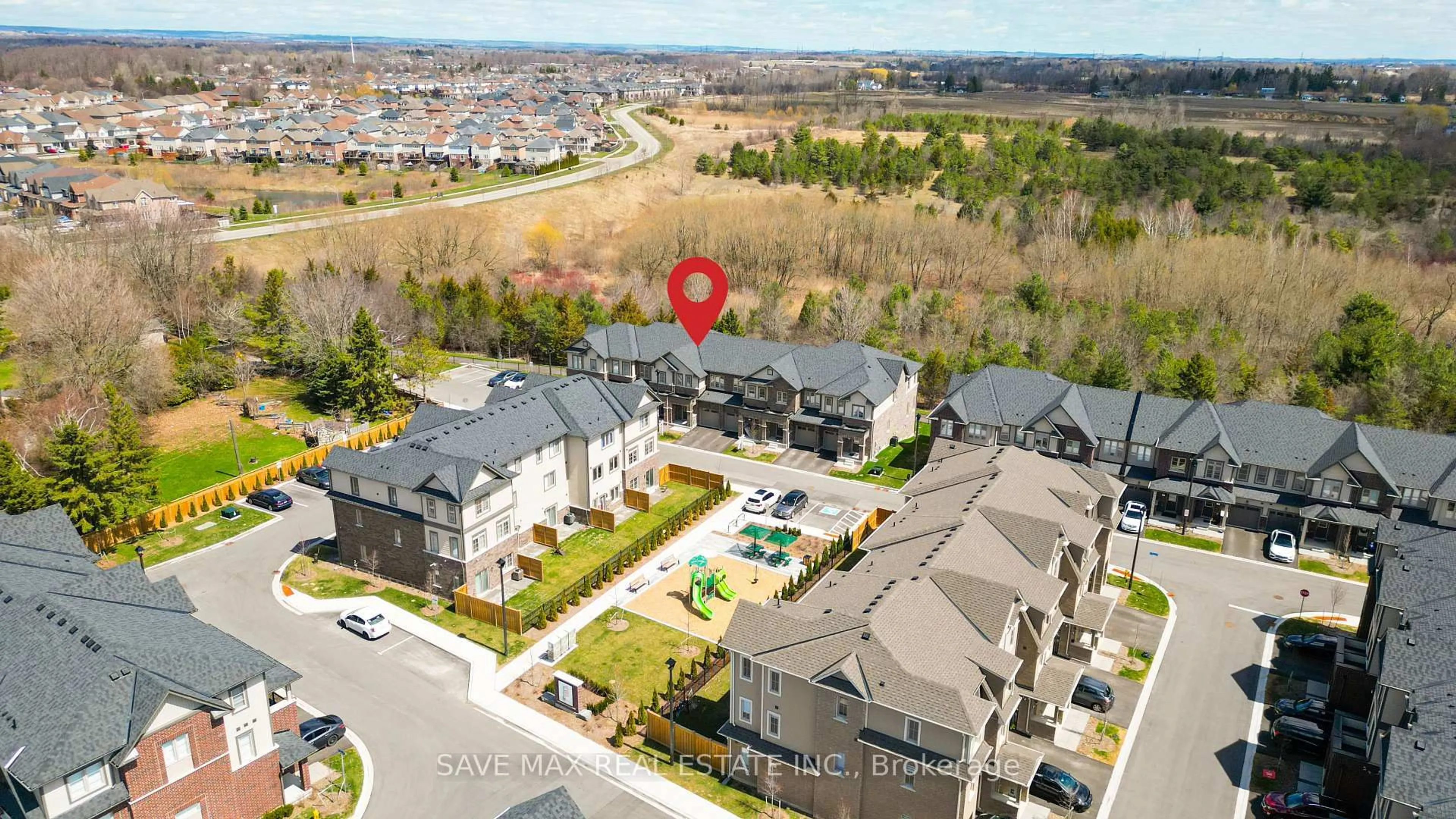 A pic from outside/outdoor area/front of a property/back of a property/a pic from drone, unknown for 38 Senay Circ, Clarington Ontario L1E 2S2
