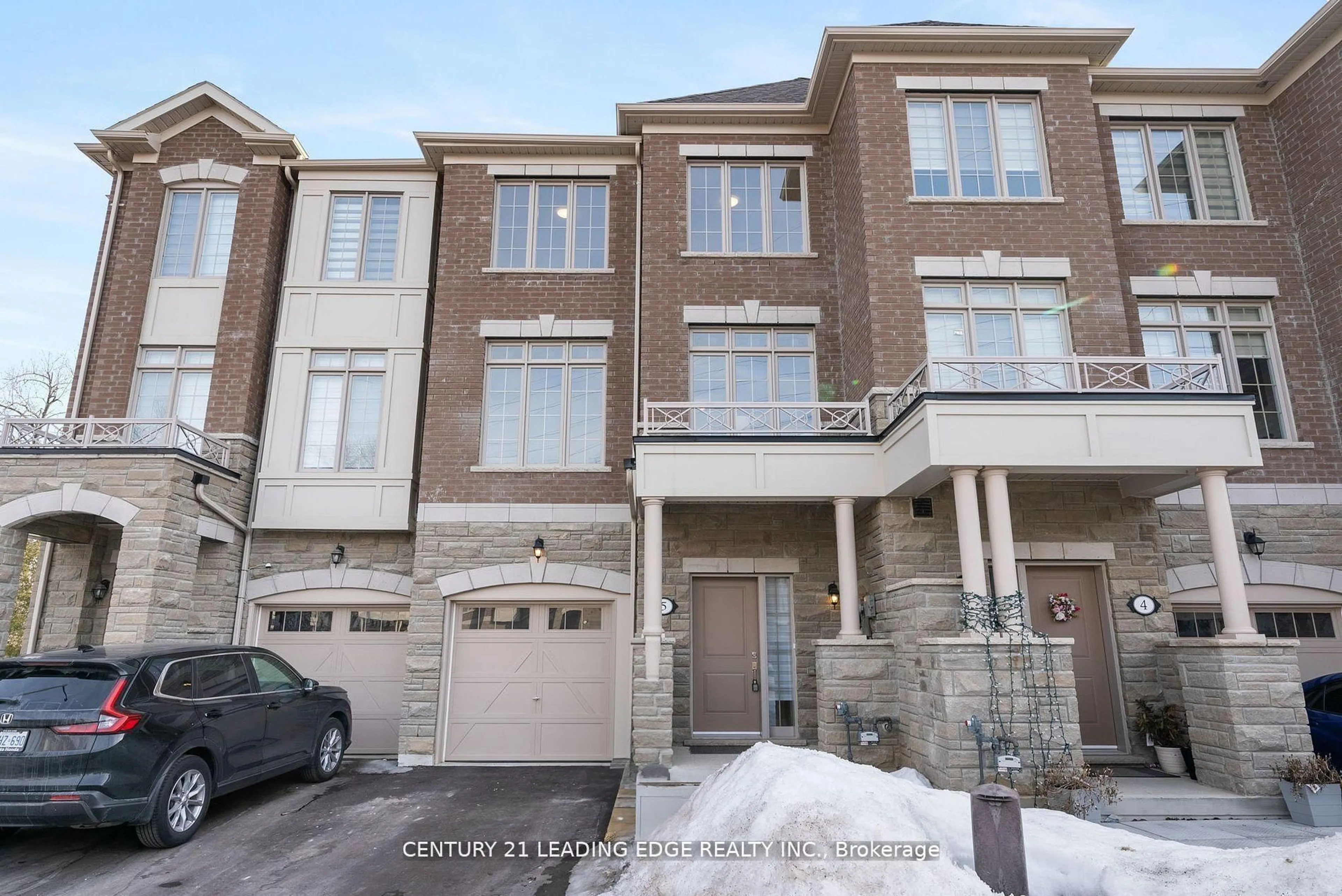 Home with brick exterior material, street for 5 Coote Crt, Ajax Ontario L1T 0P5